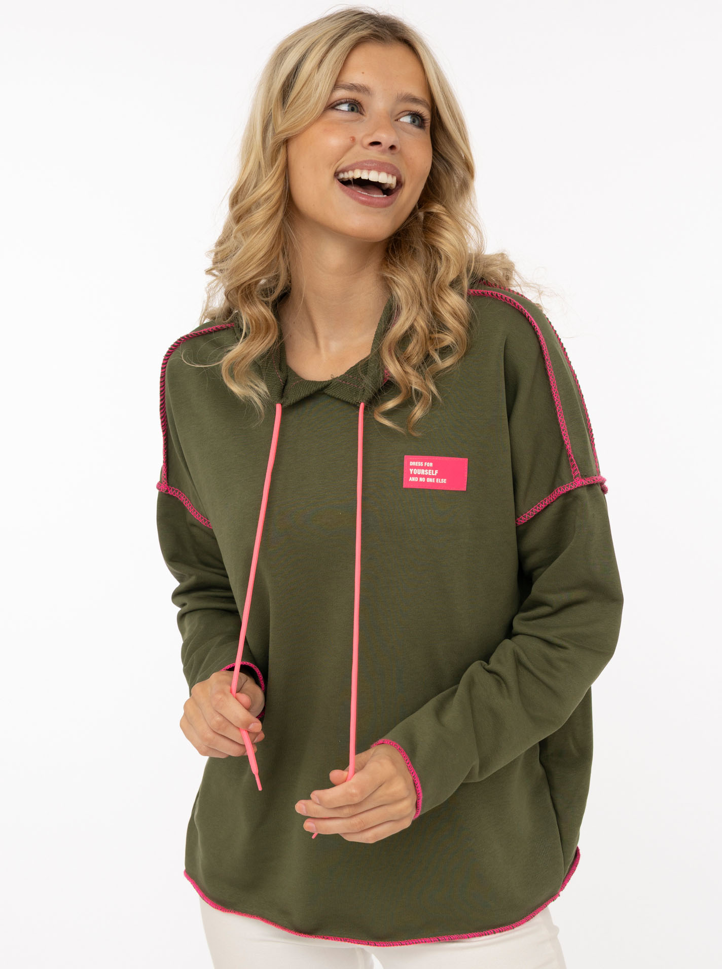 Hoodie BW "Neon Colors"