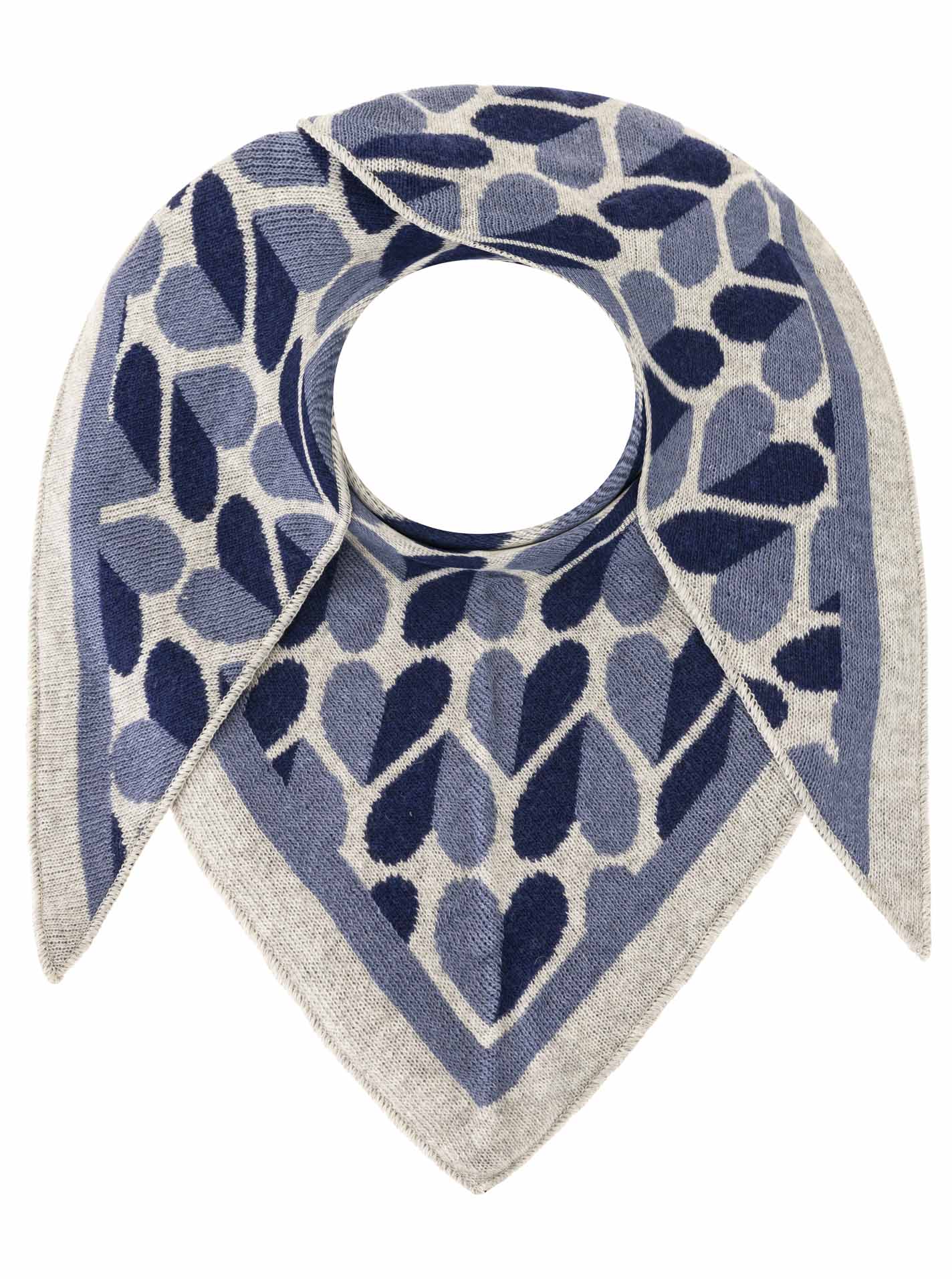Dreieckstuch Cashmere Mix "Herz Herz"