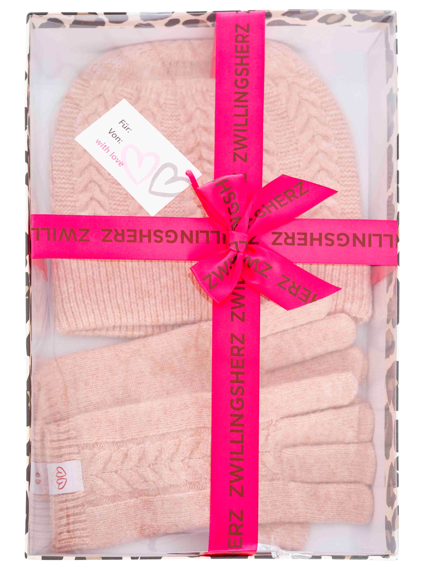 Geschenk Set Mütze & Handschuh