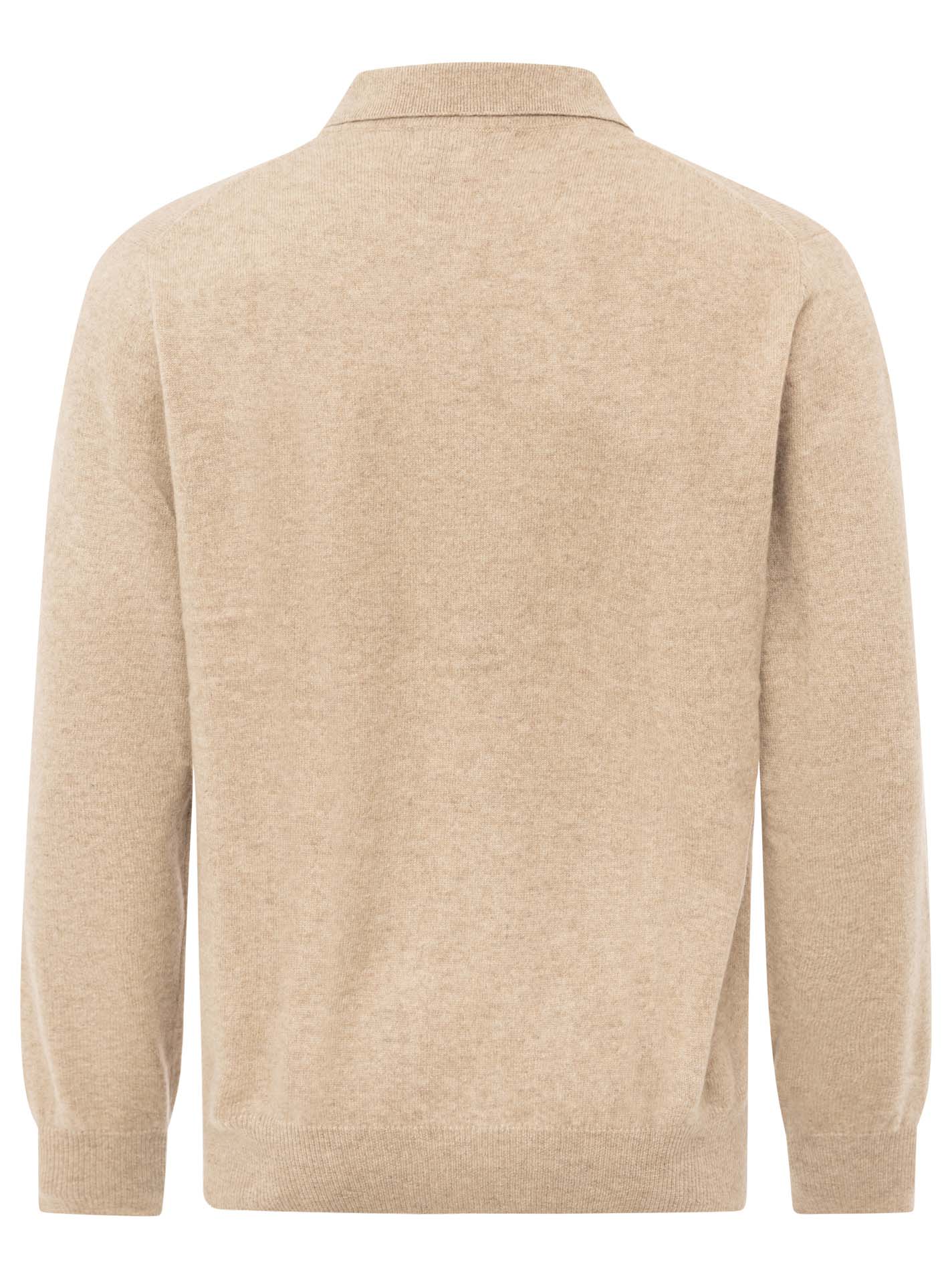 100% Cashmere Herren Poloshirt