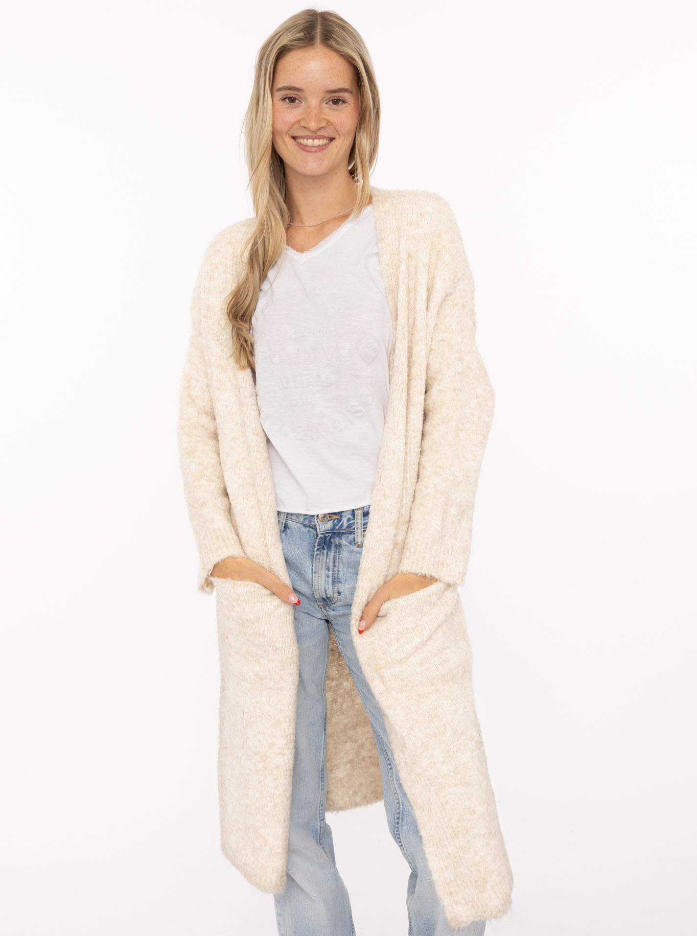 XXL Wollmix Cardigan "Kuschel"