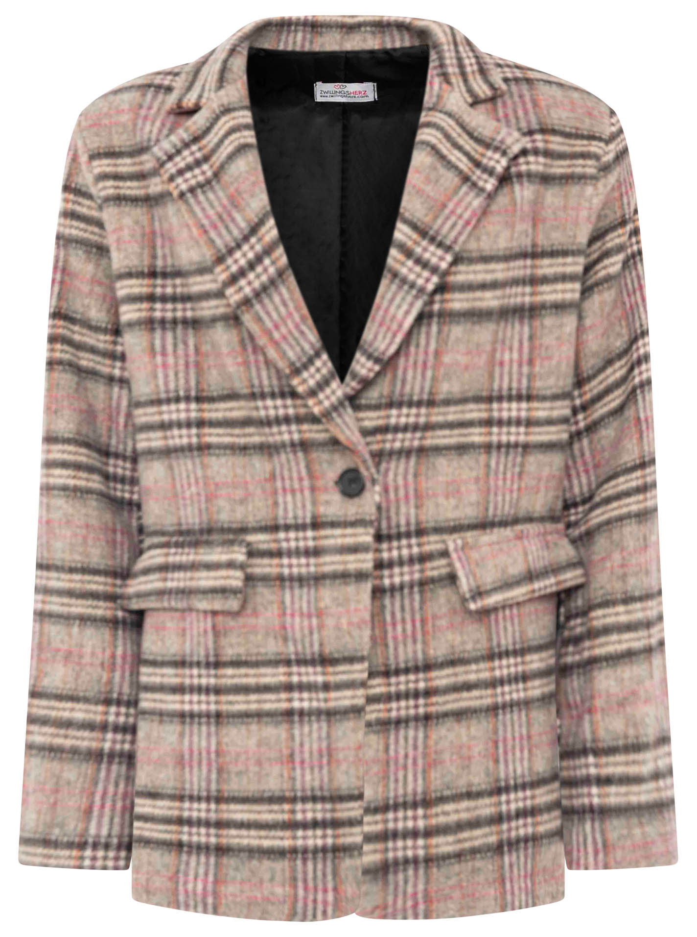 Blazer Wollmix "Herbstkaro"