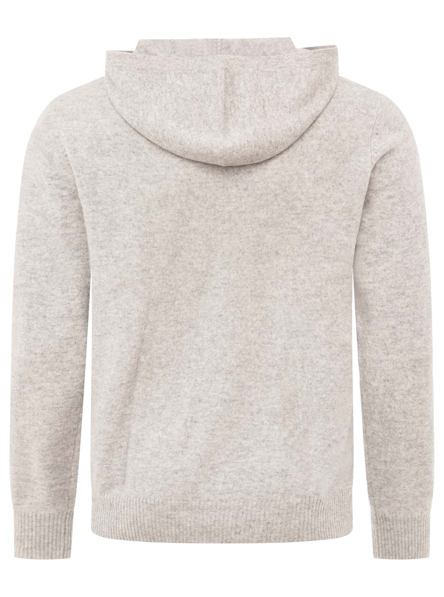 100% Cashmere Herren Hoodie Strick