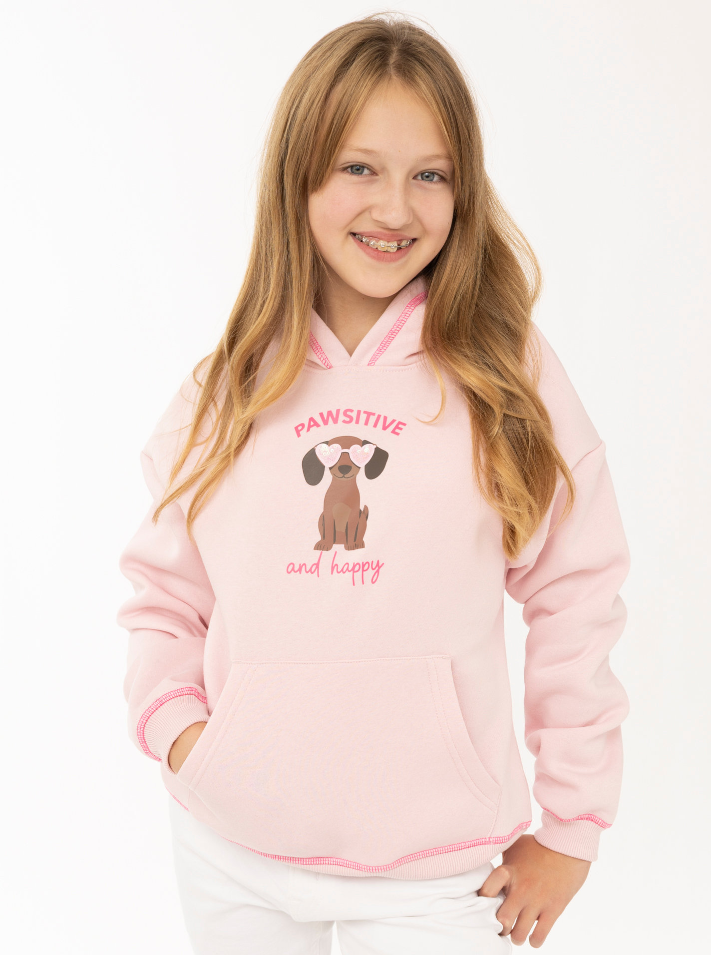 Kids Hoodie "Pawsitive"