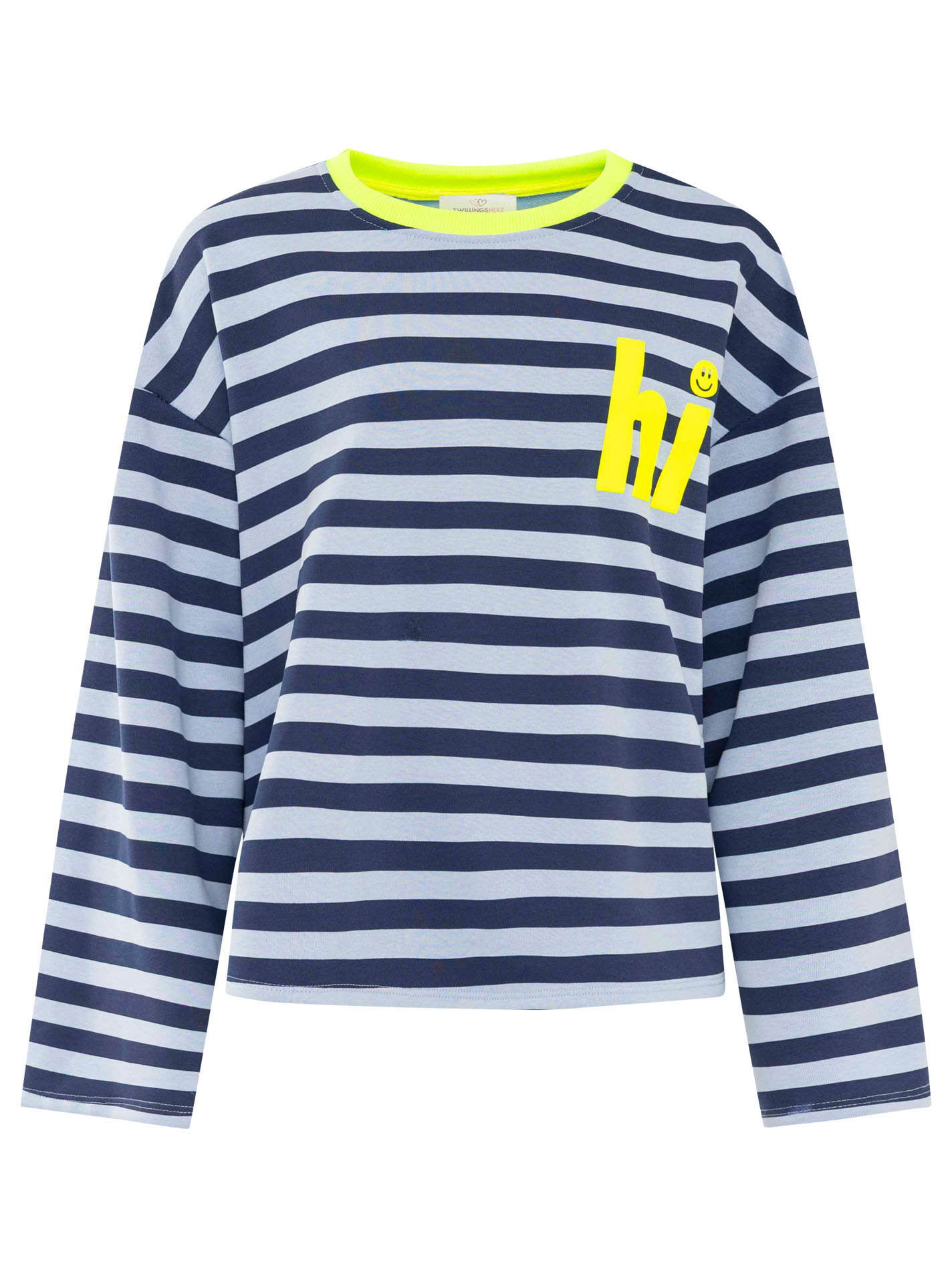 Streifen Shirt "Hi"