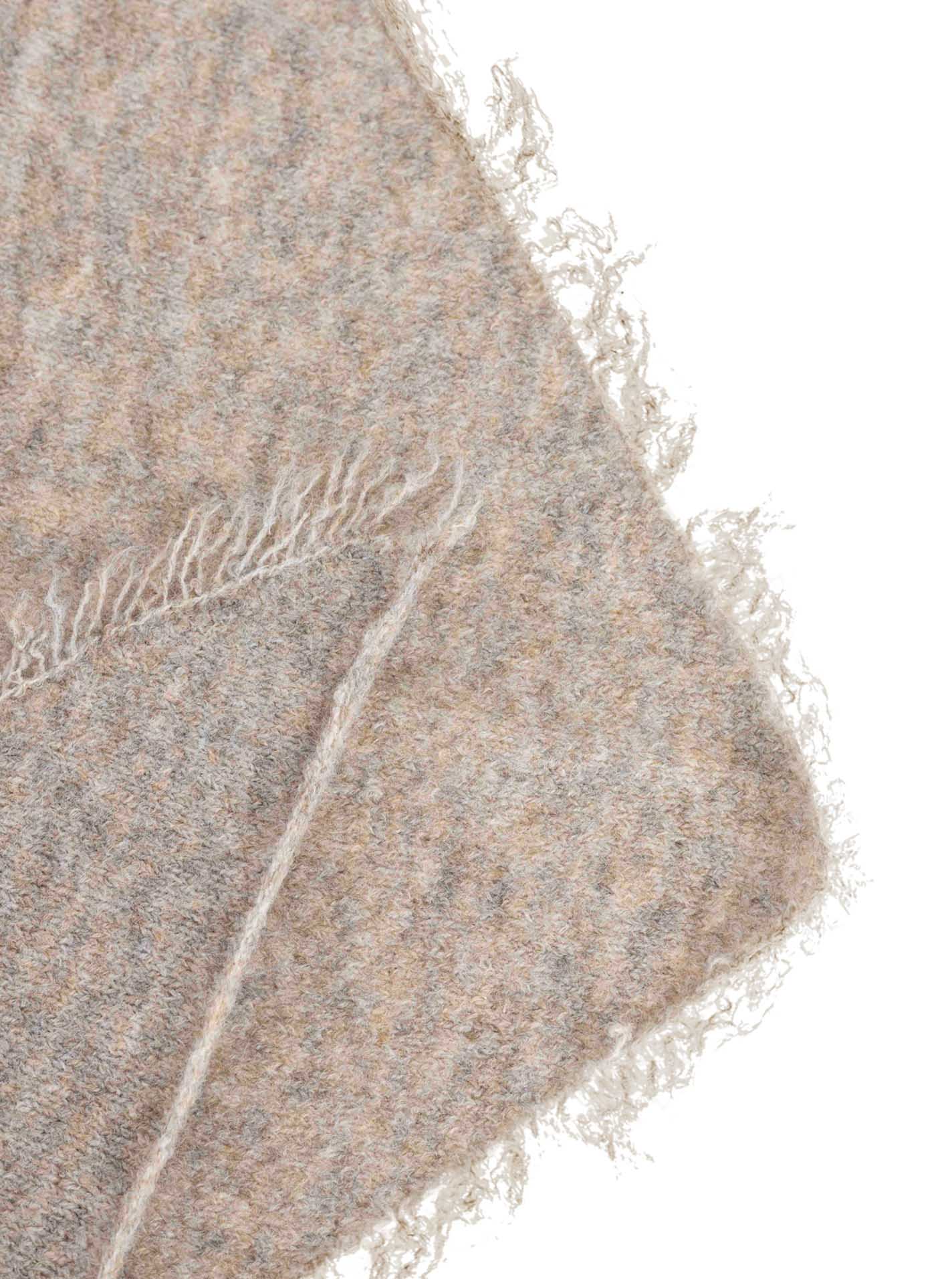 Halstuch Wollmix "Fransen"