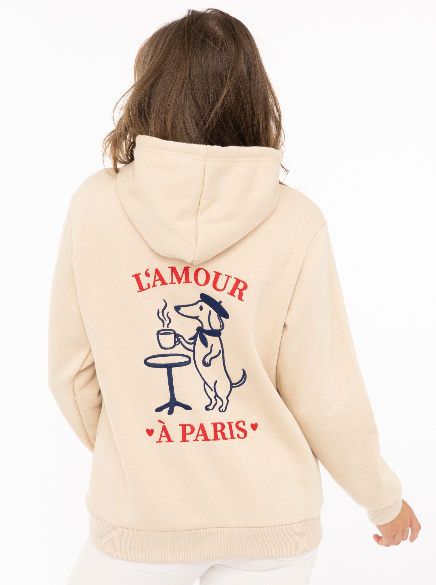 Hoodie BW "Paris Dackel"