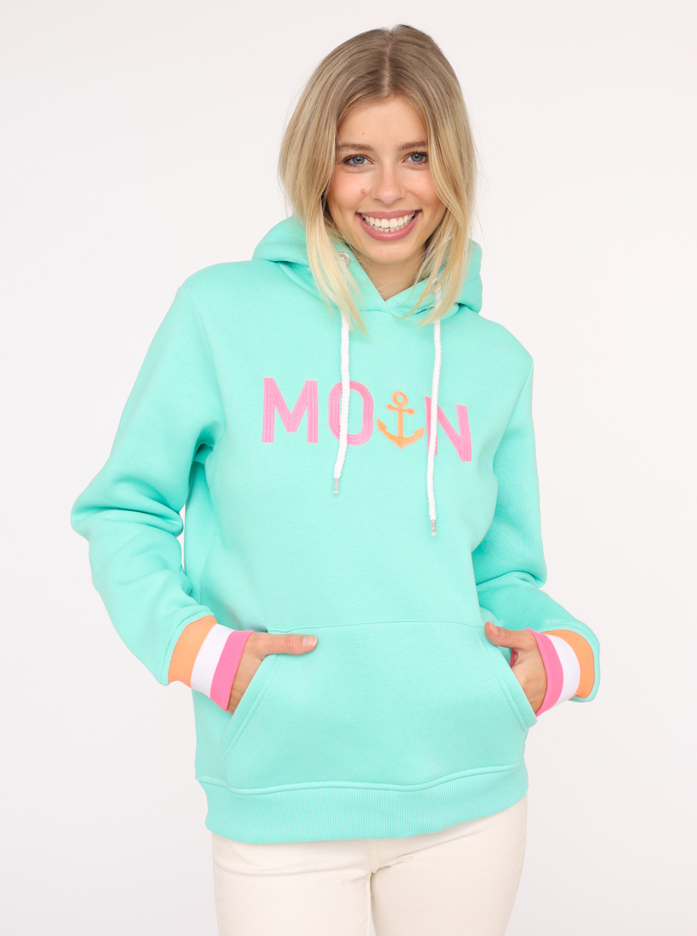 Hoodie BW "Moin Rahel"