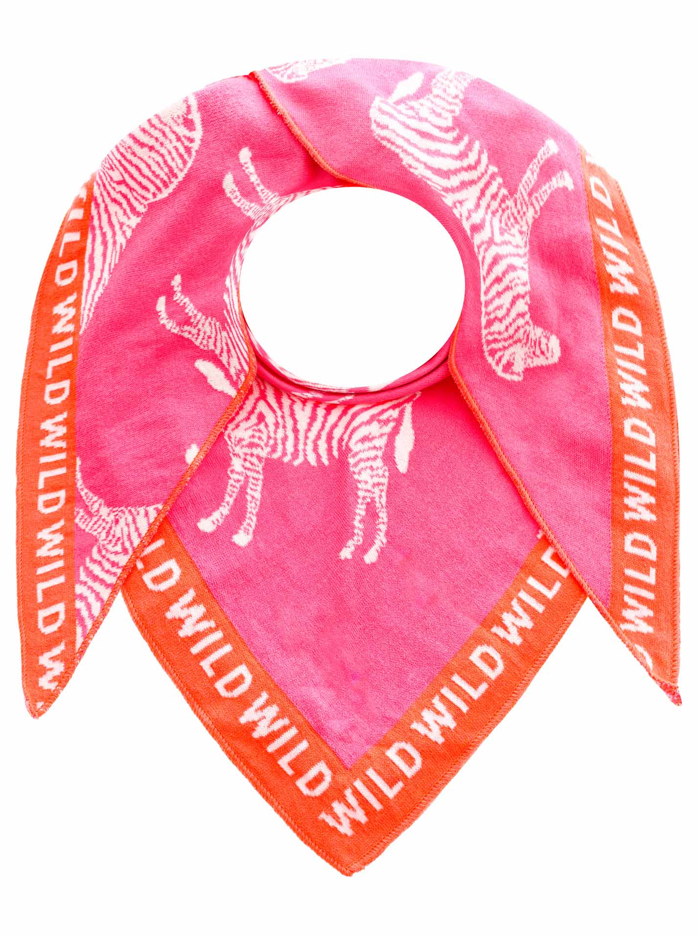 Dreieckstuch BW "Wildes Zebra"