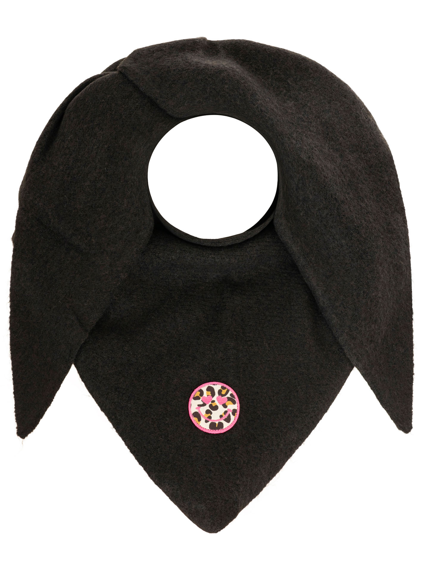 Dreieckstuch Wollmix "Uni Patch"