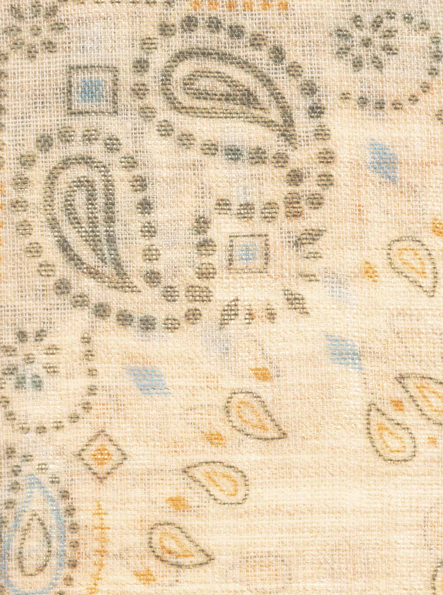 Nickituch Wolle "Flowers & Paisley"