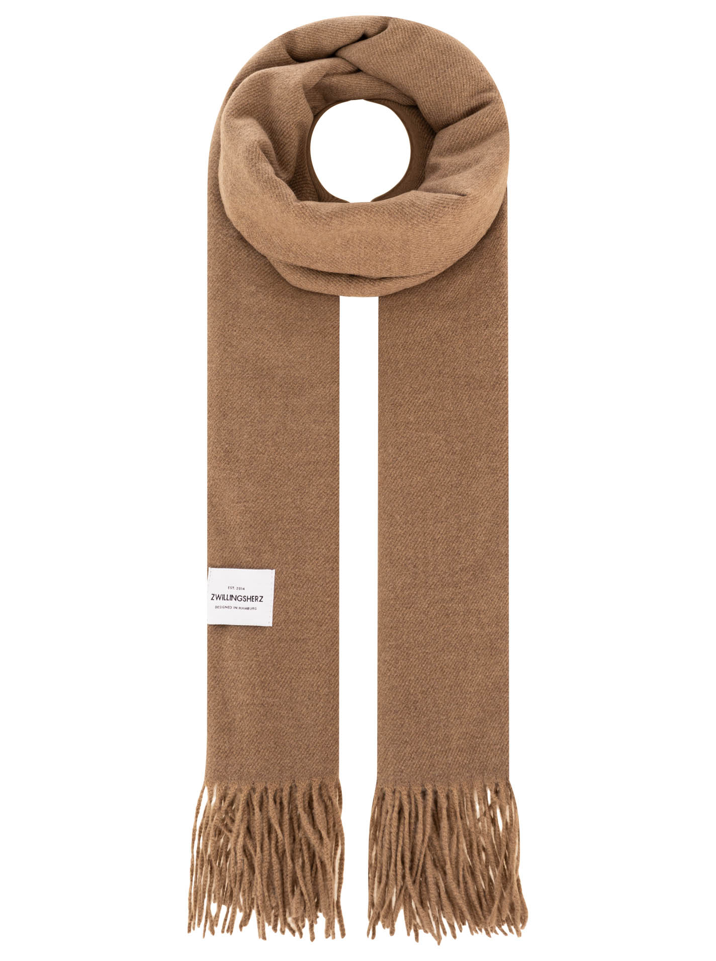 Winterschal "Fransen Uni"