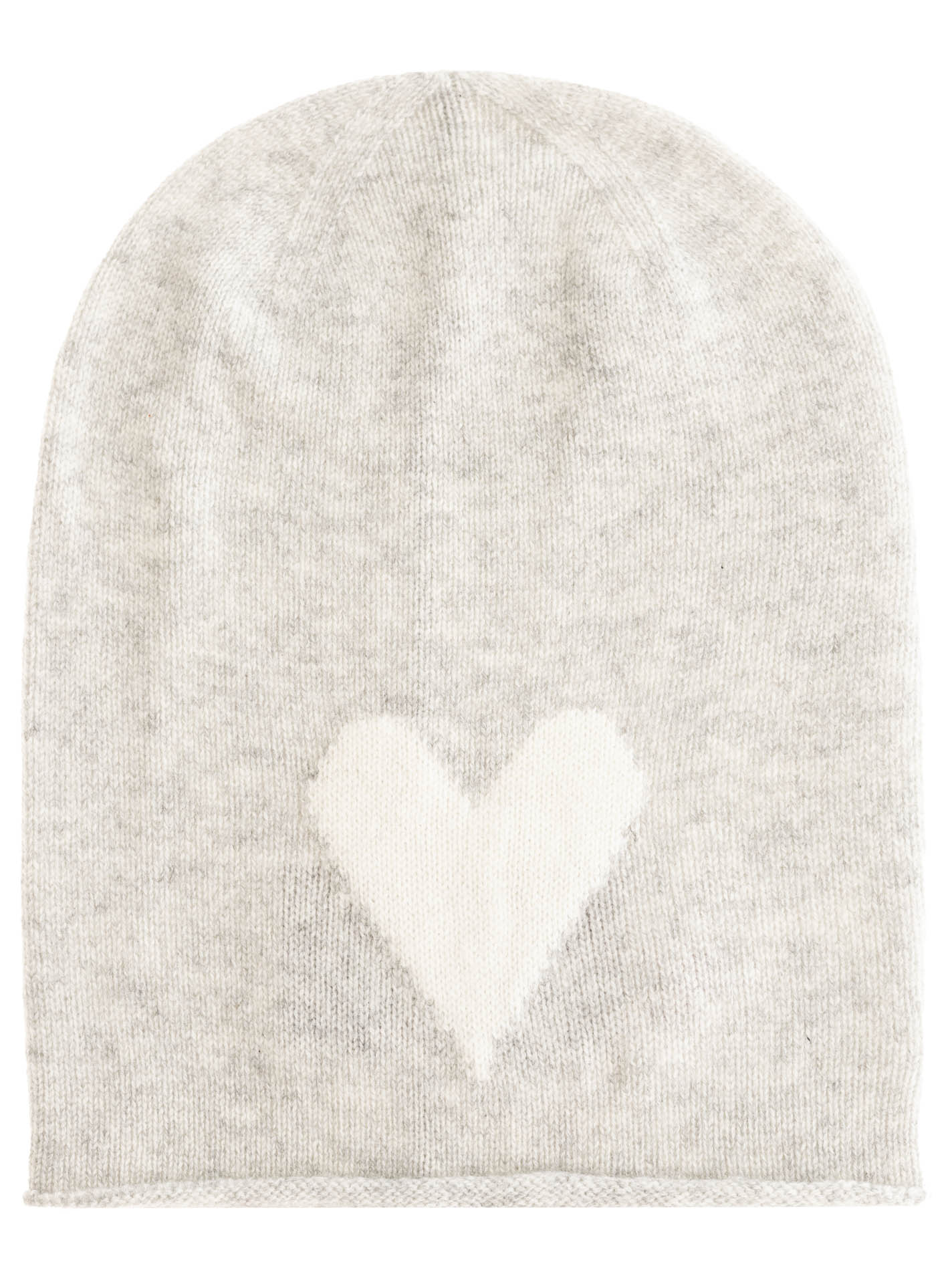 100% Cashmere Beanie "Herz"