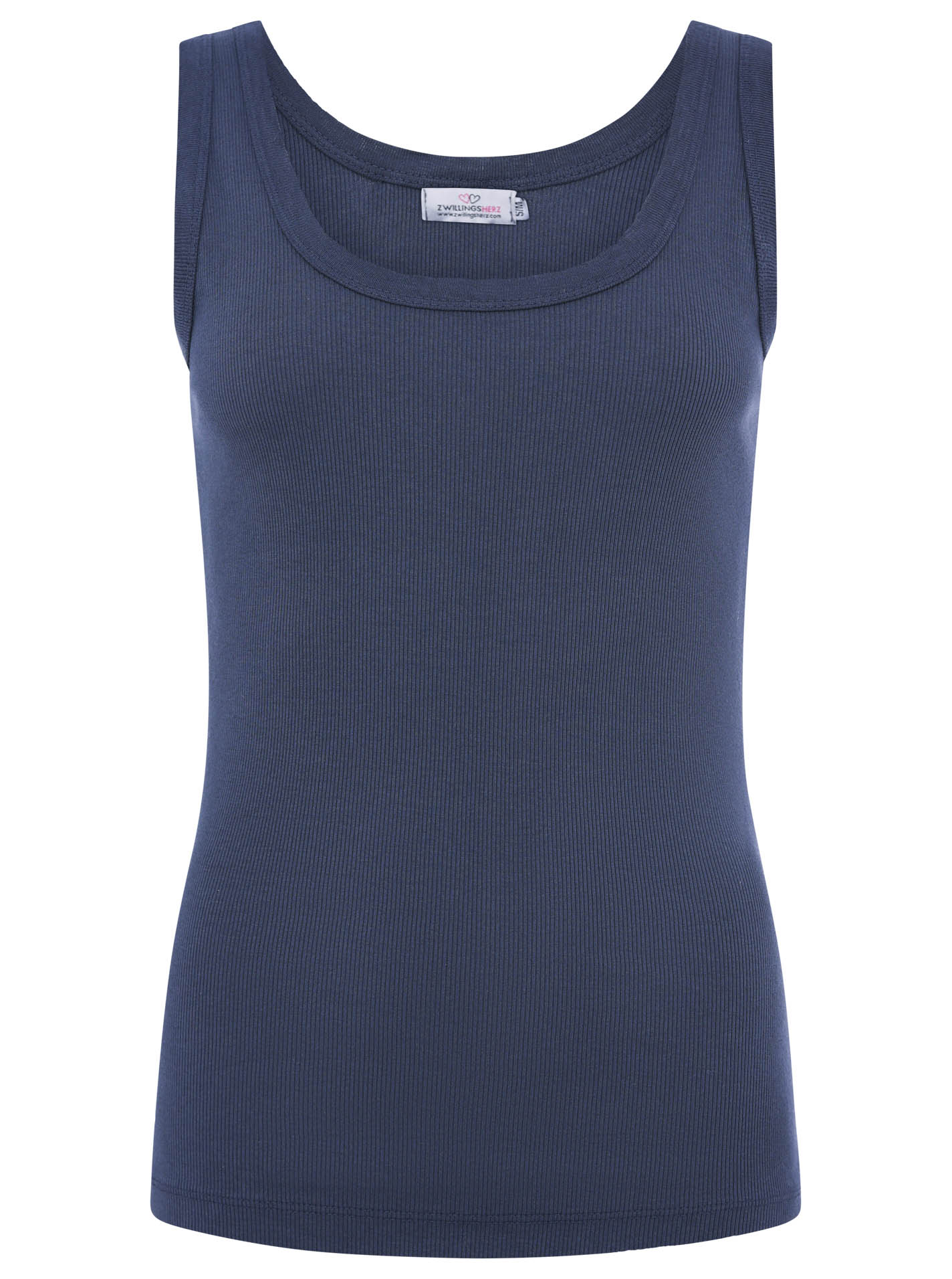 Tank Top BW Stone Washed "Rippe"