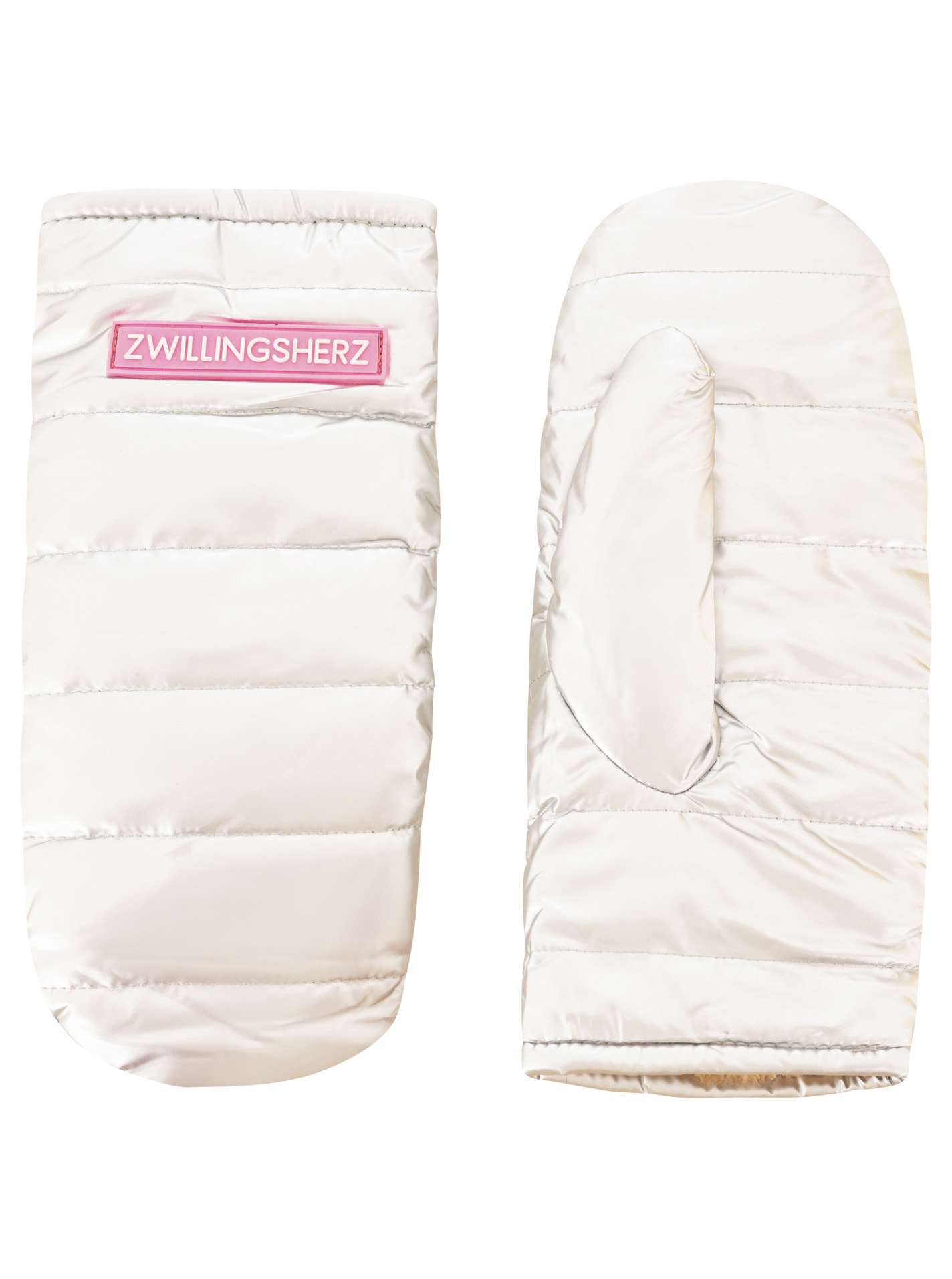 Fäustlinge Metallic "Zwillingsherz"