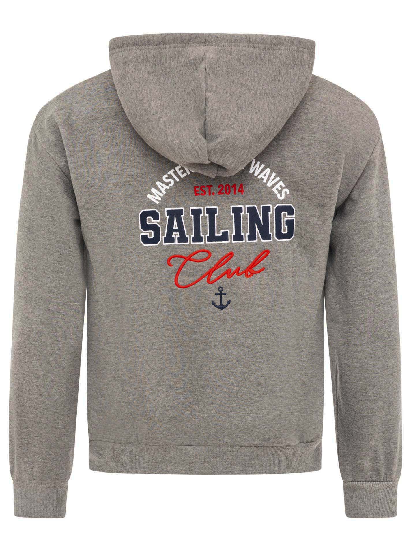 Herren Hoodiejacke "Sailing Club"