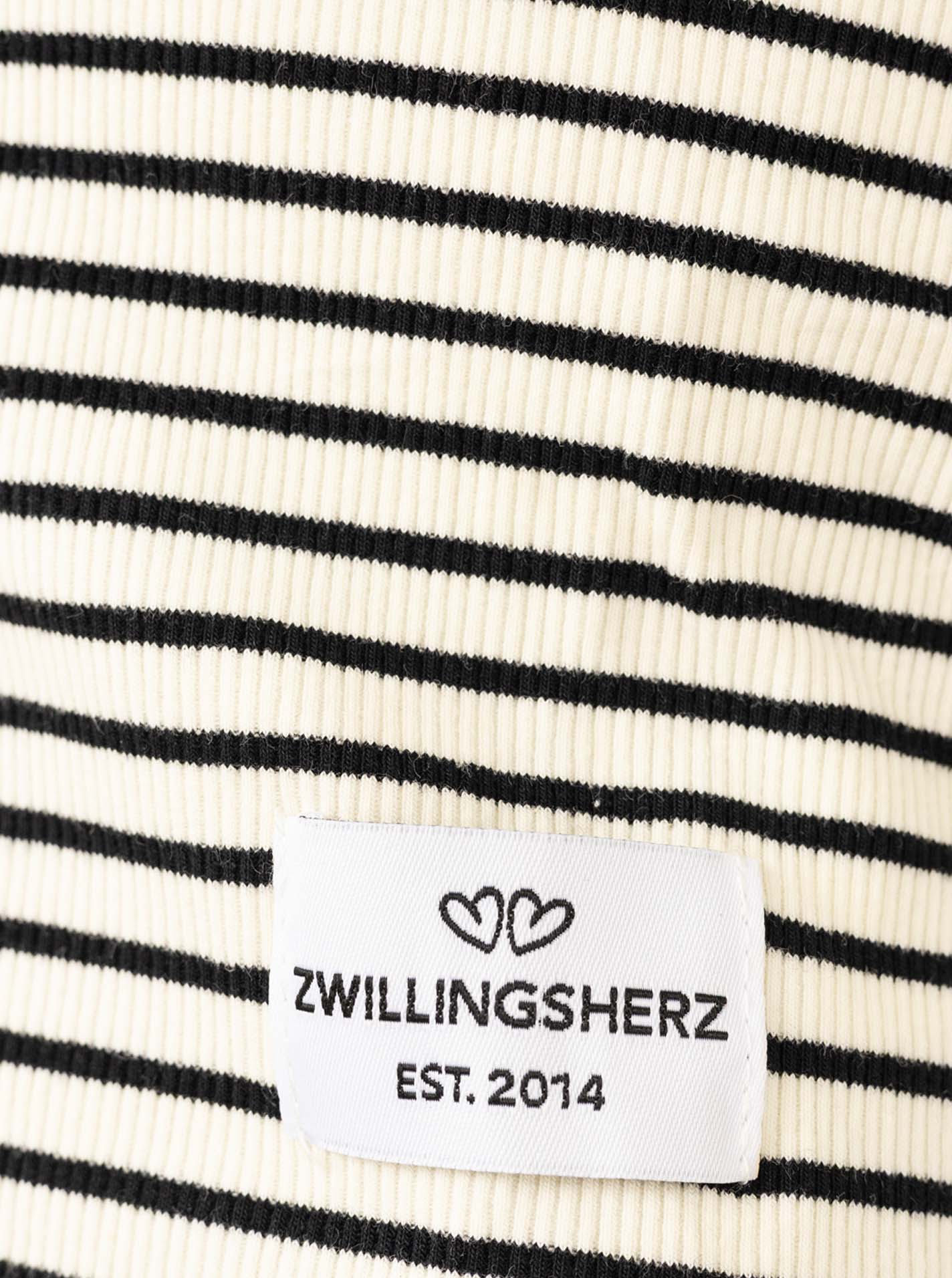 Langarm Shirt Lounge Feine Rippe "ZH Streifen"