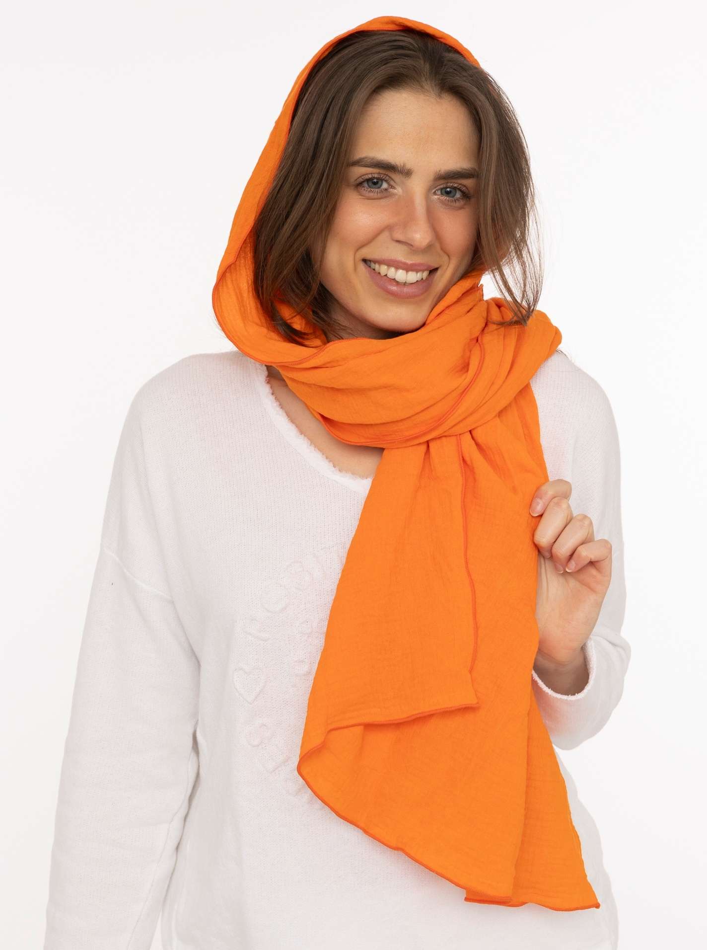 XXL Schal Musselin "Uni"