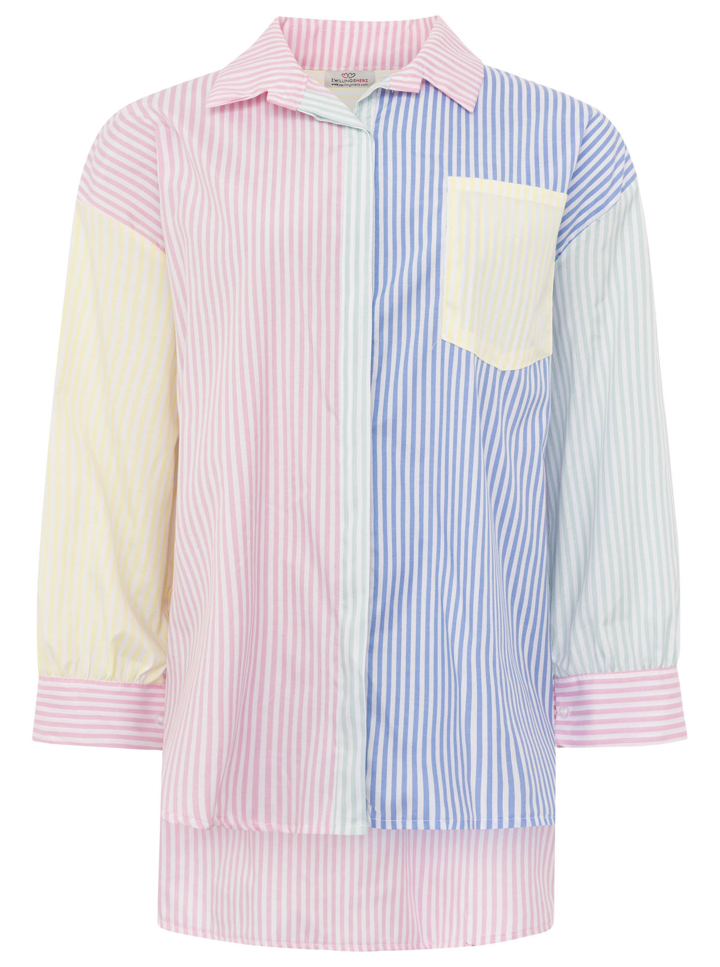 Hemdbluse "Multicolor"