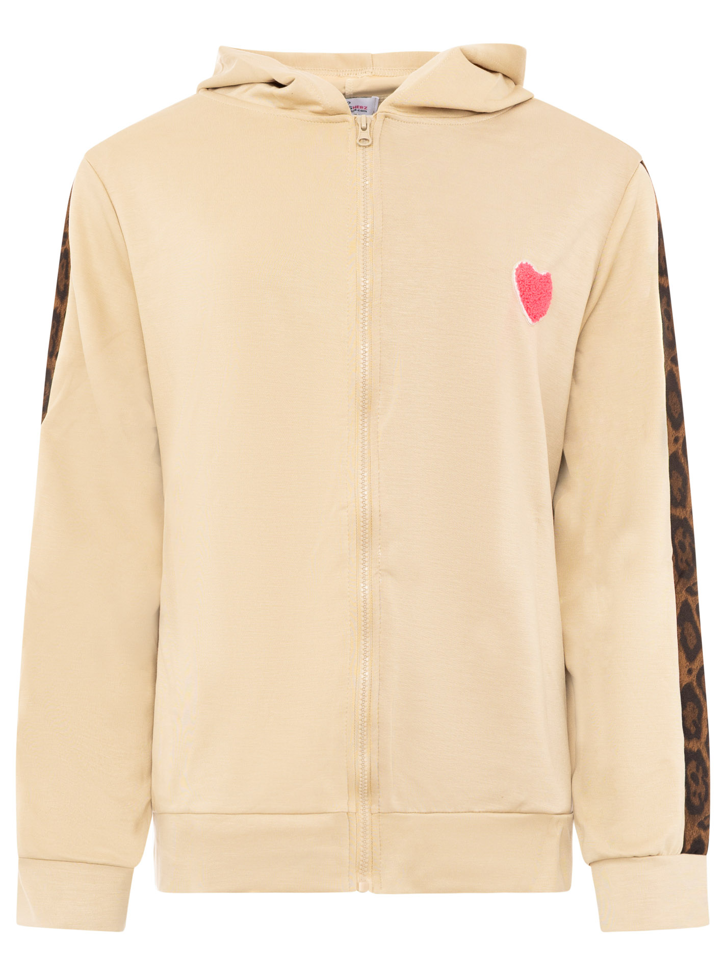 Hoodiejacke "Leo Streifen"