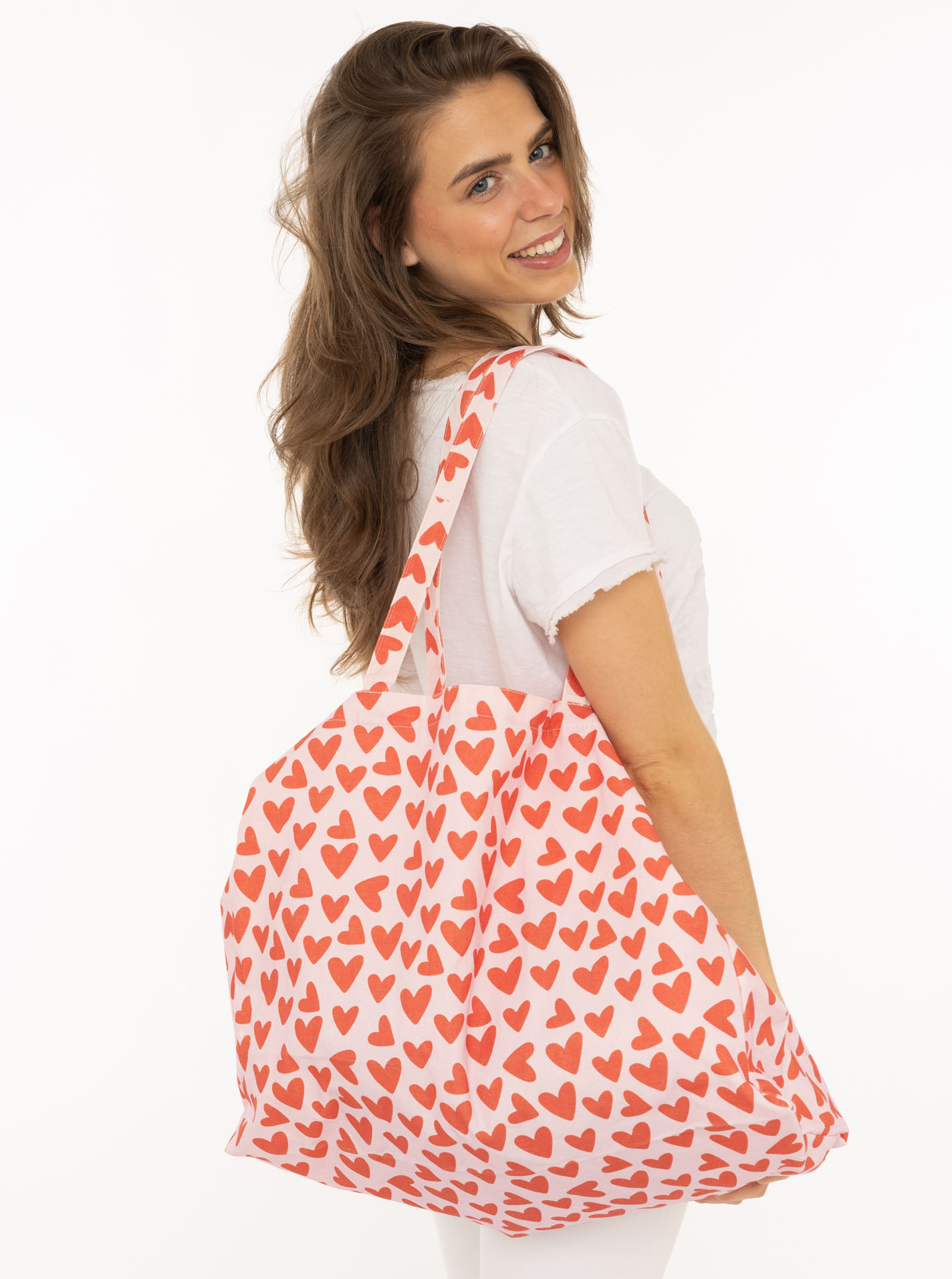 XXL Shopper BW "Herzen"