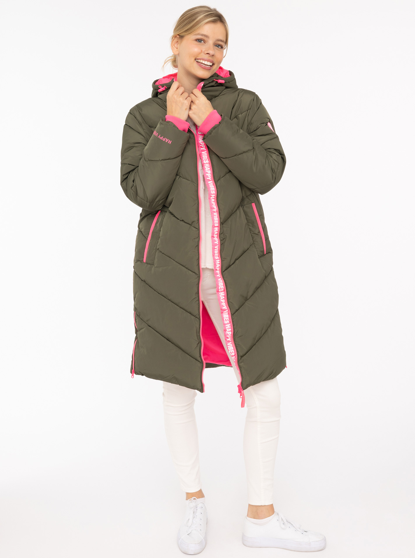 Steppmantel "Happy Vibes"