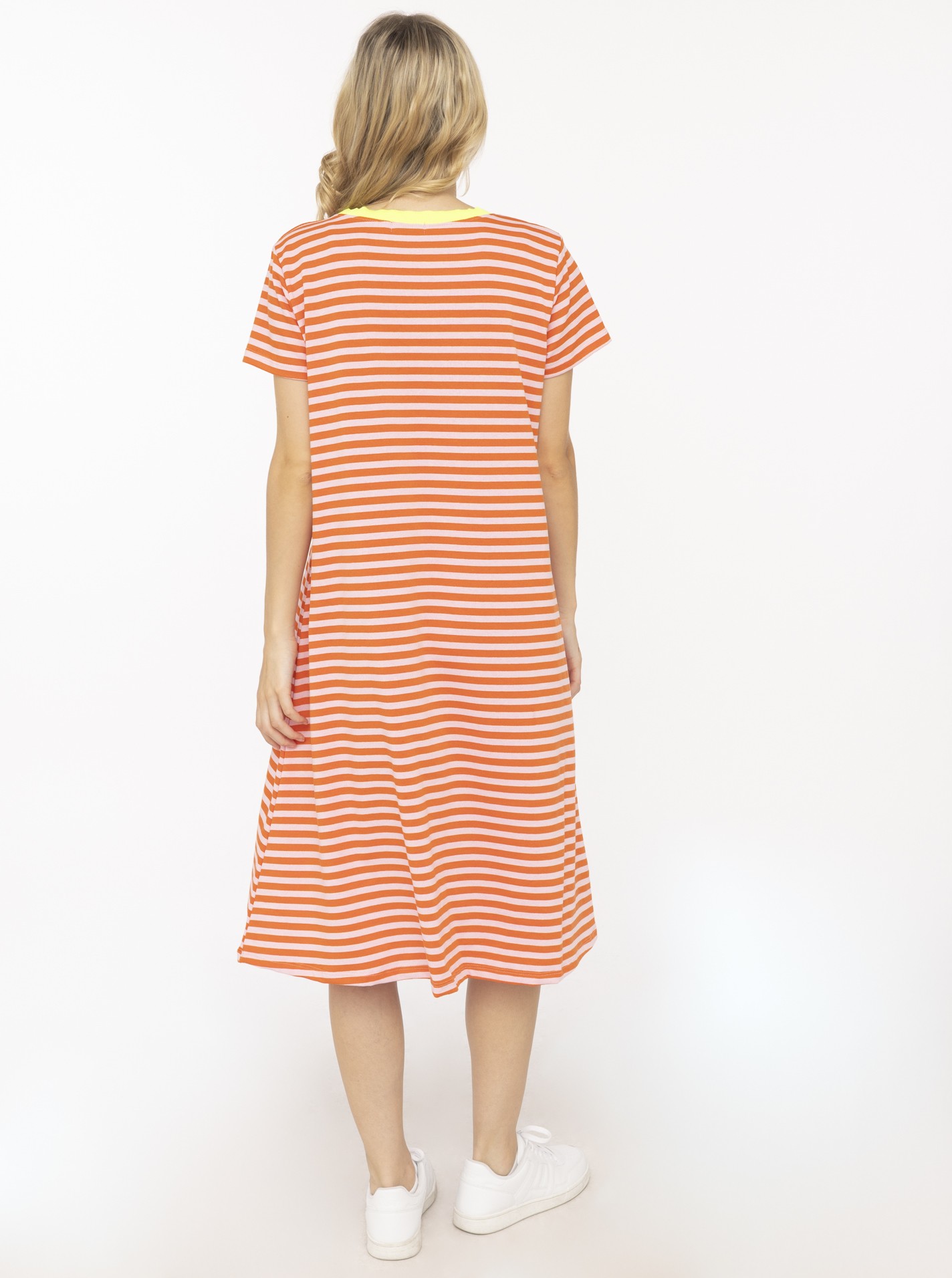 Sweat Kleid "Neon Streifen"