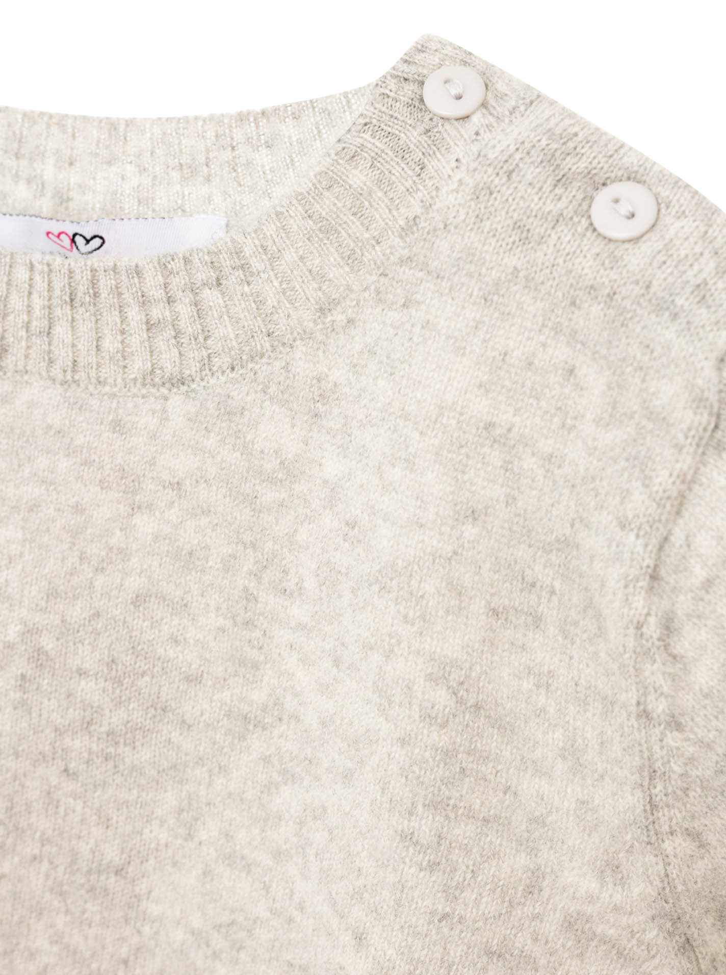 100% Cashmere Kids Pullover mit Knöpfen