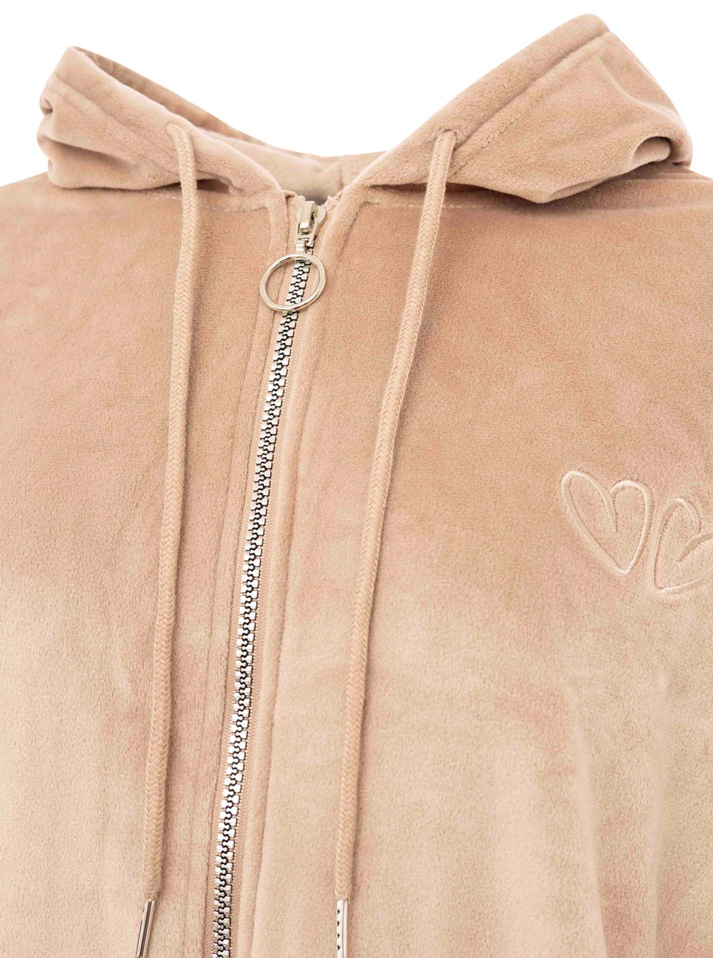 Hoodiejacke Zipper "Small Hearts"