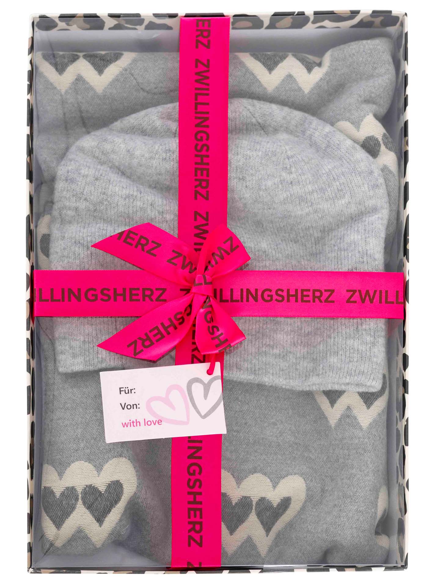 Geschenk Set Mütze & Schal "Geometric"