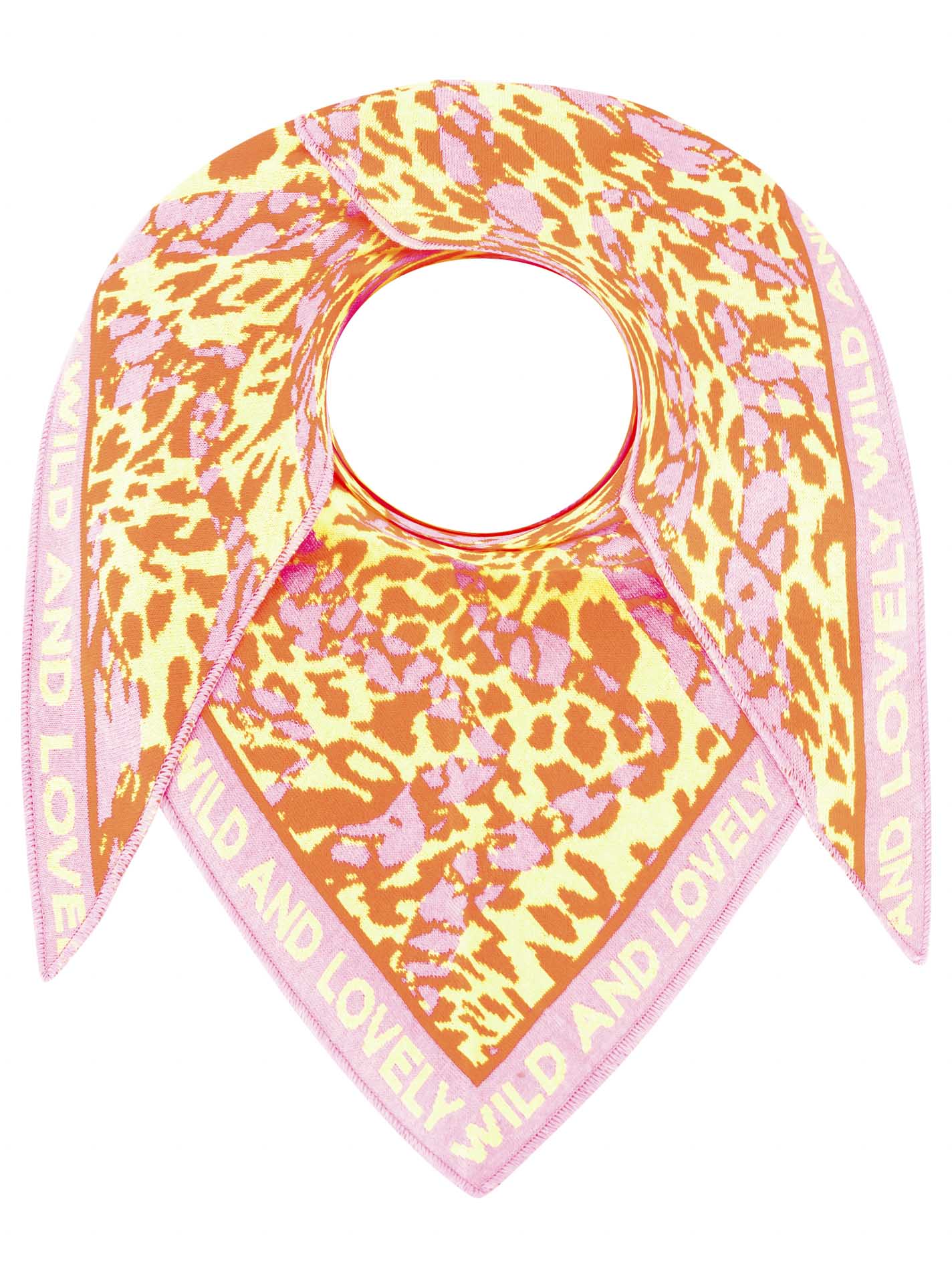 Dreieckstuch BW "Leo & Zebra"