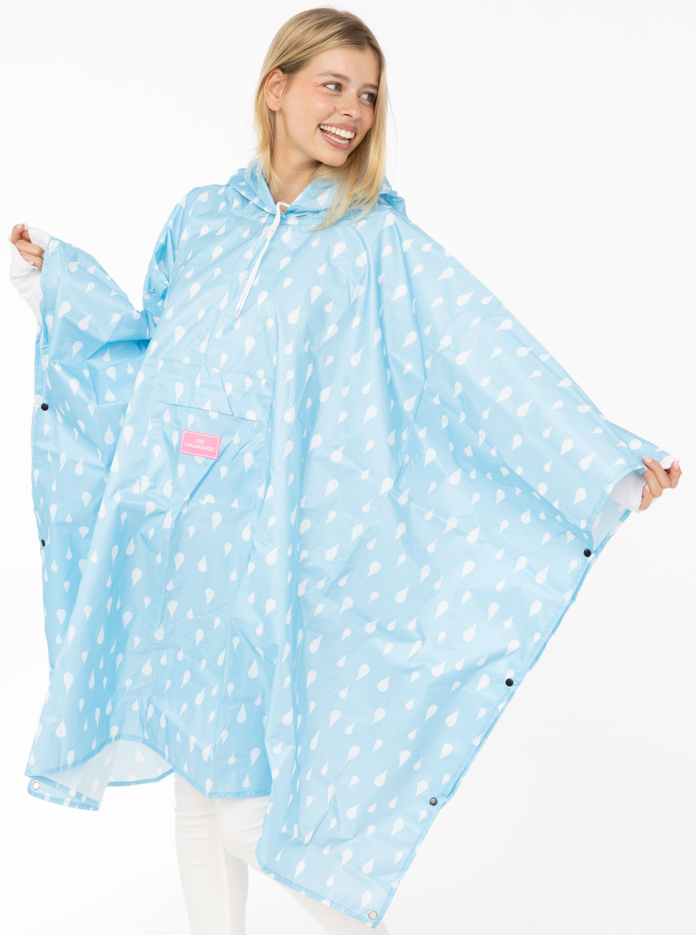 Regenponcho "Rain Drops"