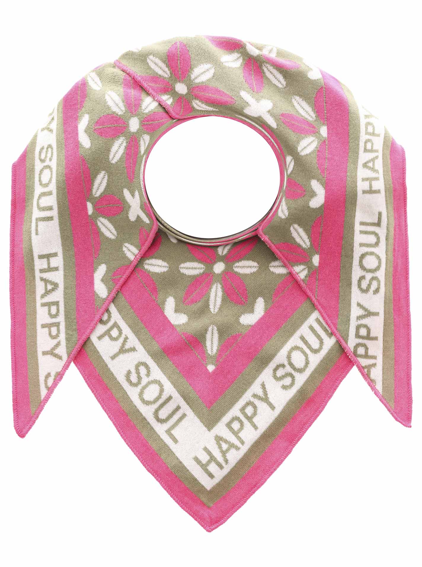 Dreieckstuch BW "Happy Blumen"