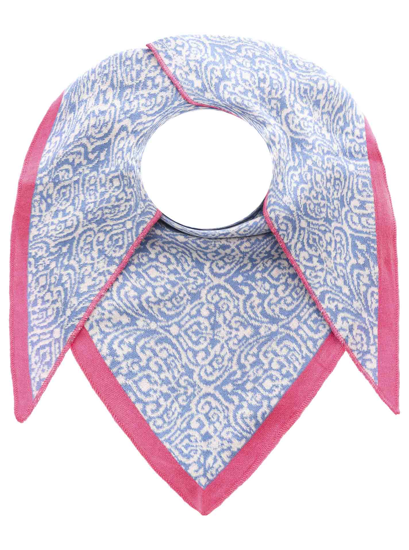 Dreieckstuch BW "Kleine Ornamente"