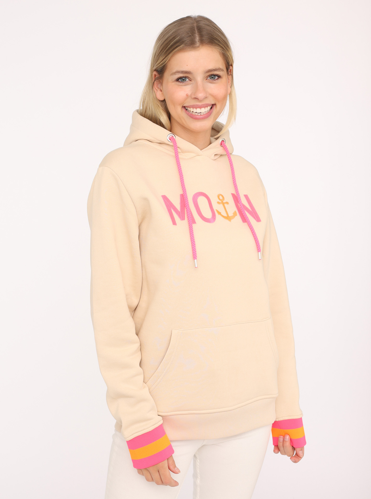 Hoodie BW "Moin Rahel"