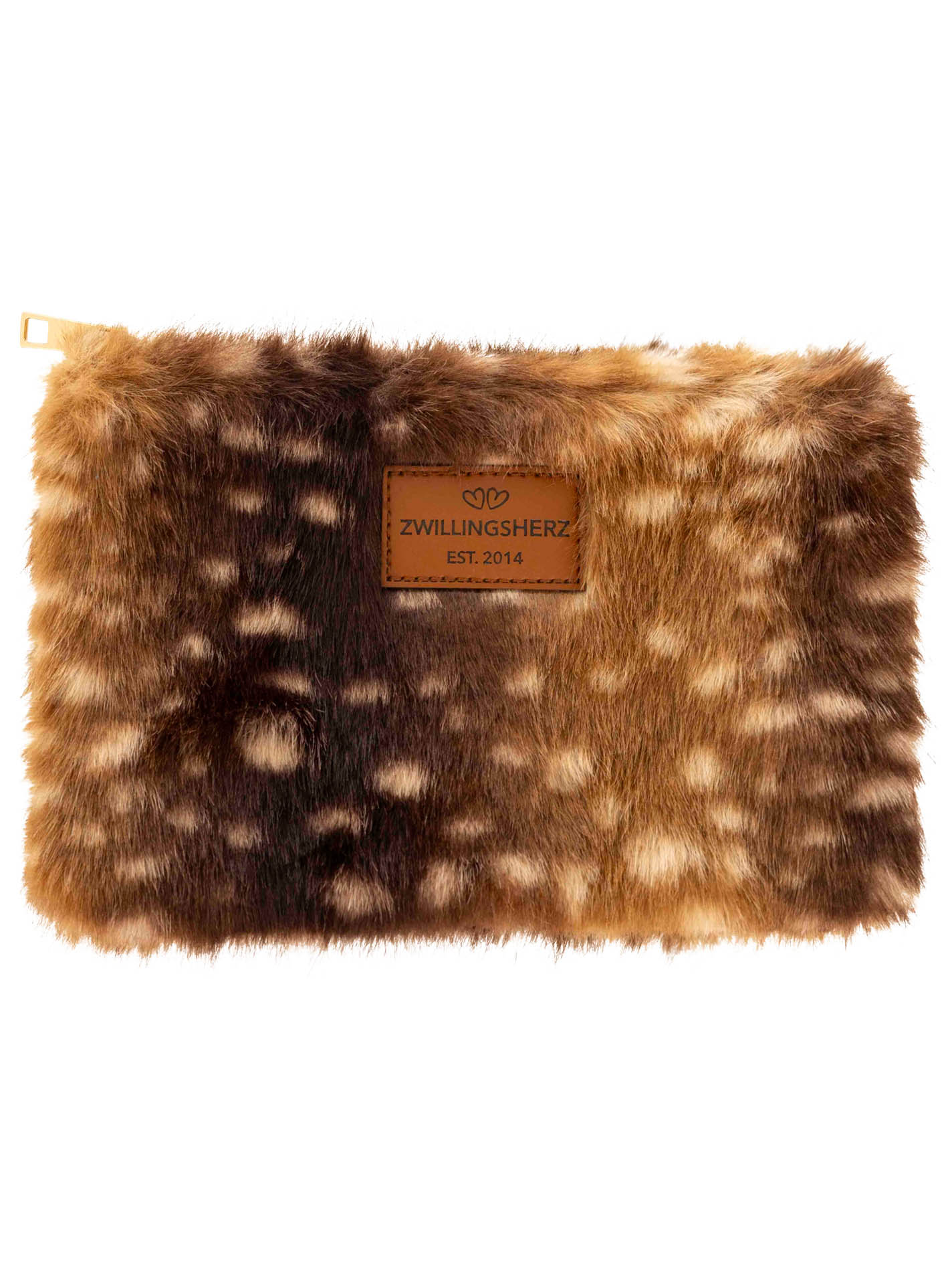 Kosmetiktasche Fake Fur "Deer"