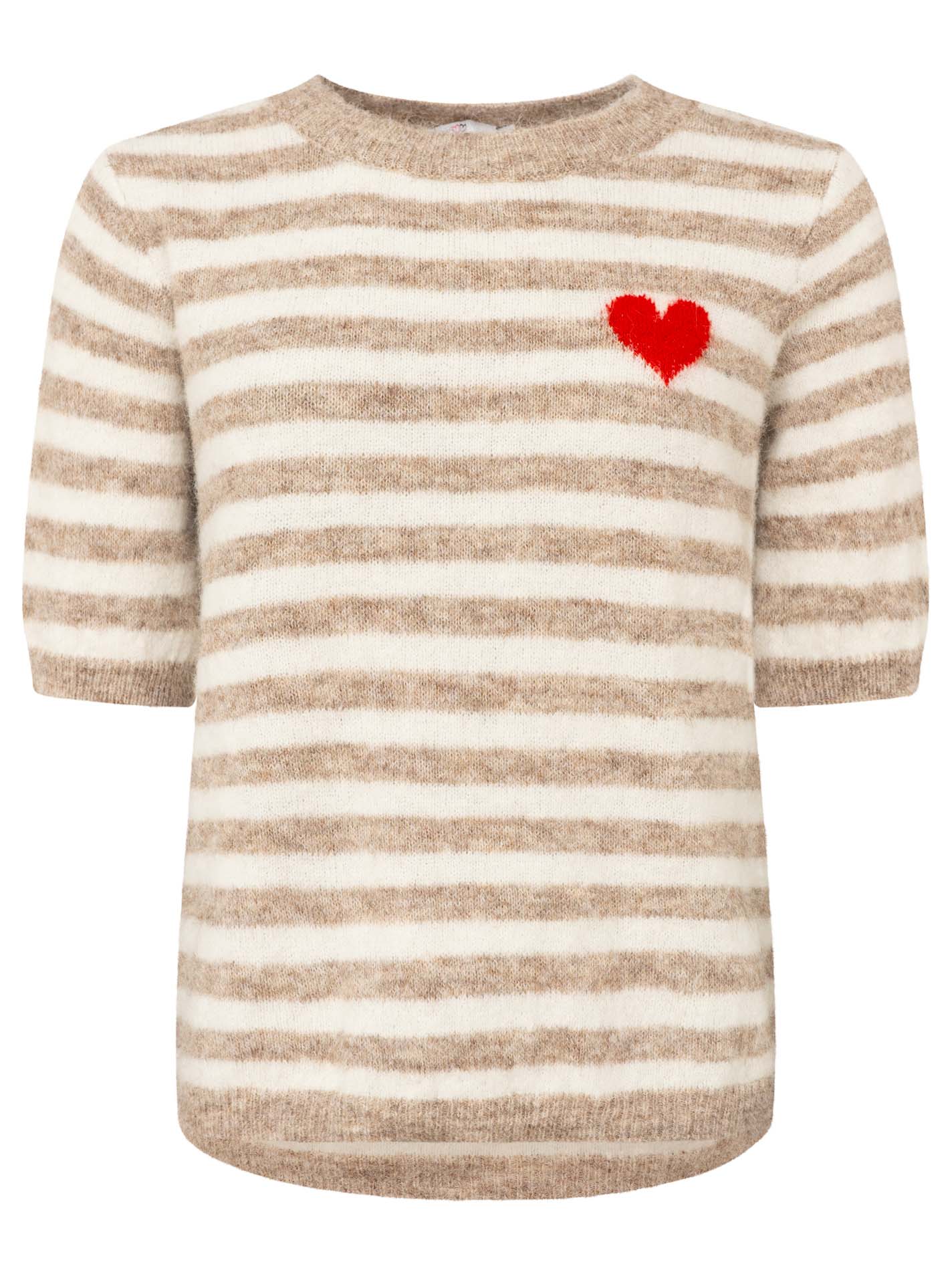 Kurzarm Pullover Wollmix