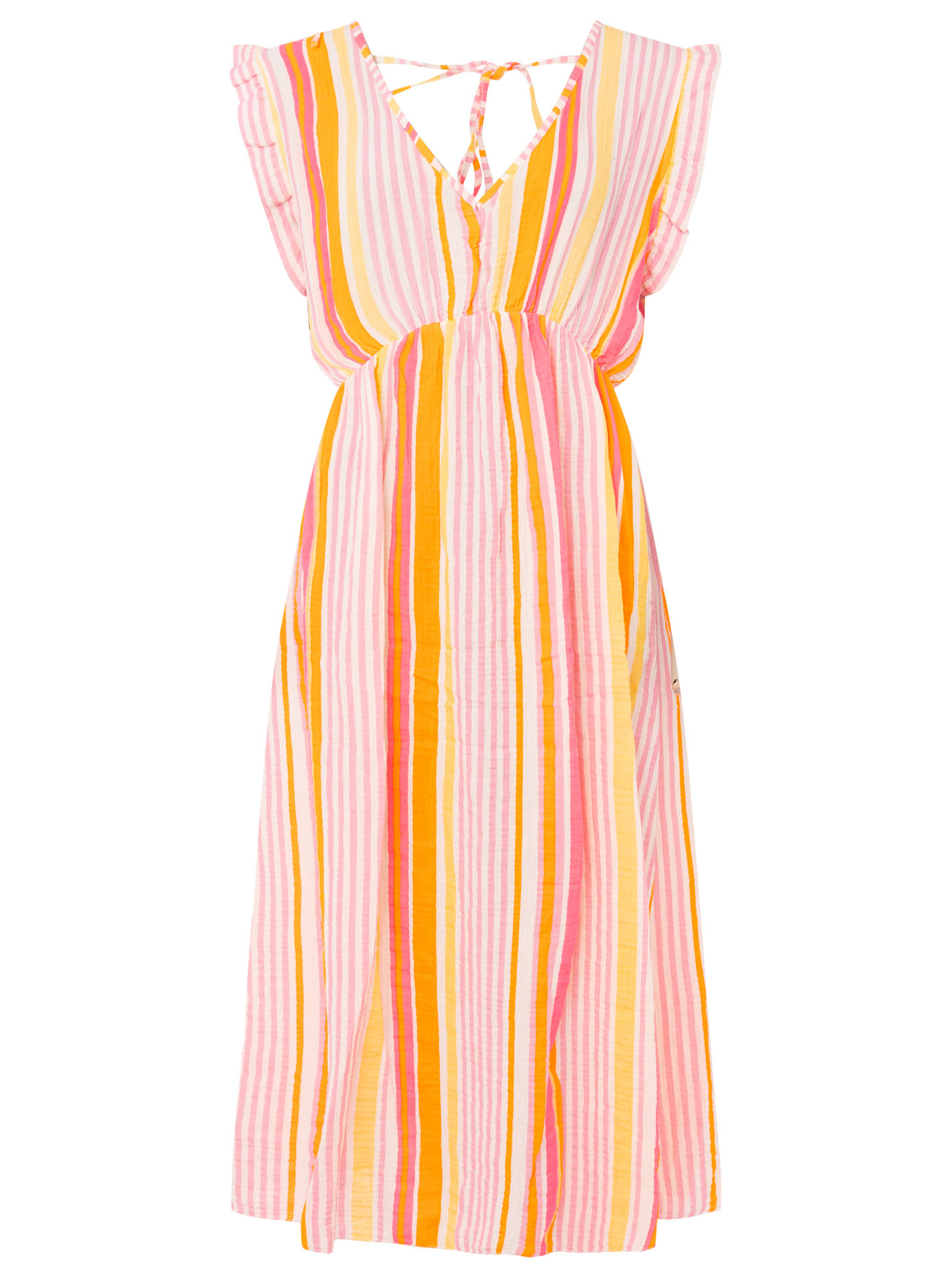 Musselin Kleid "Sommer Streifen"