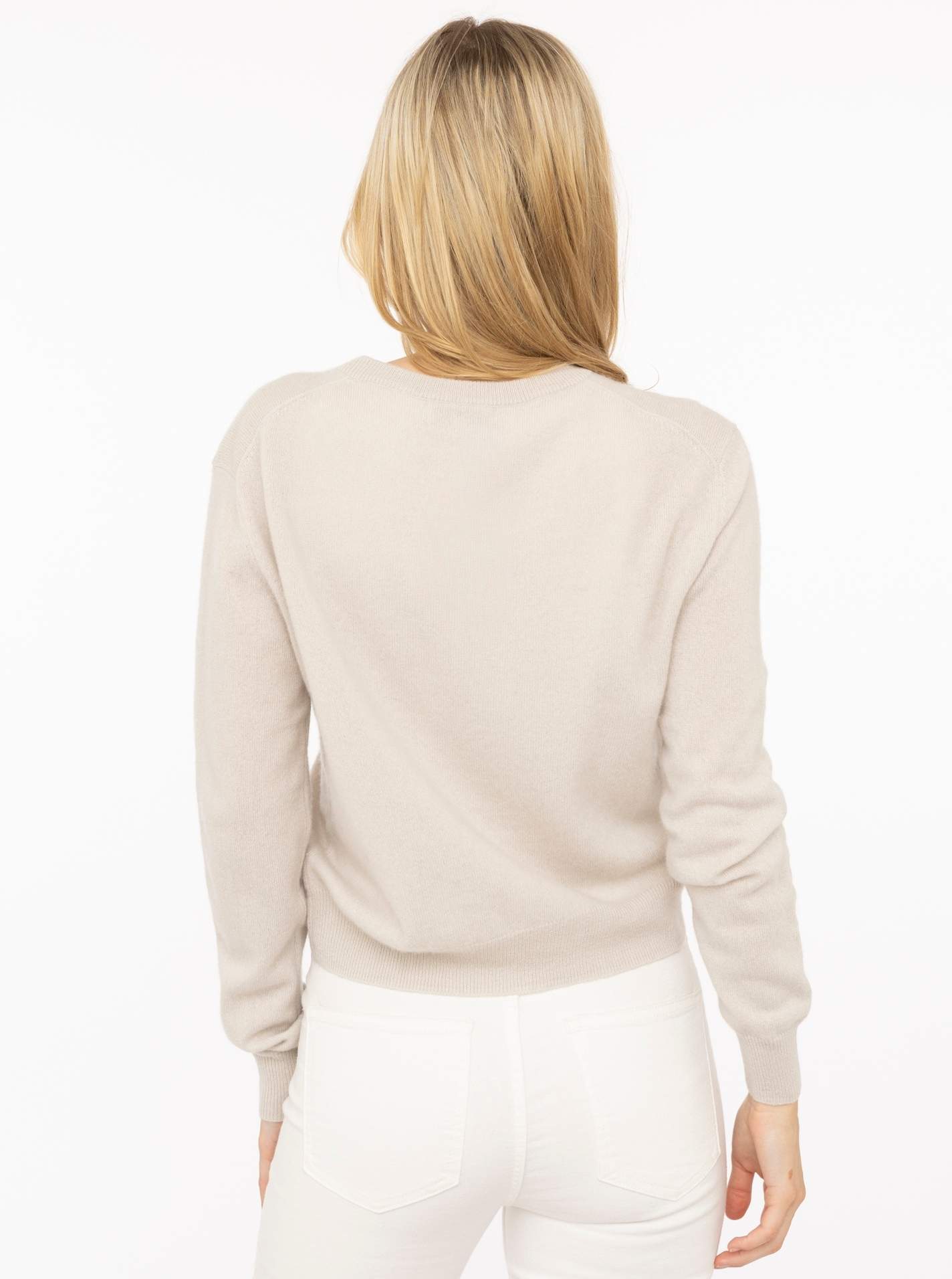 100% Cashmere Cardigan "Pearl"