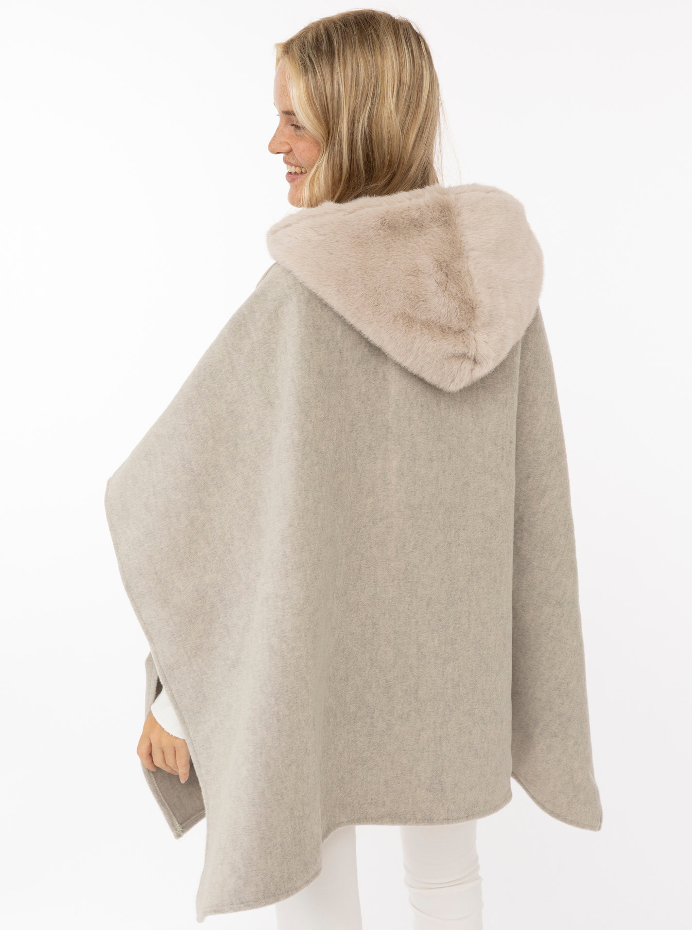 Hoodie Poncho "Uni"