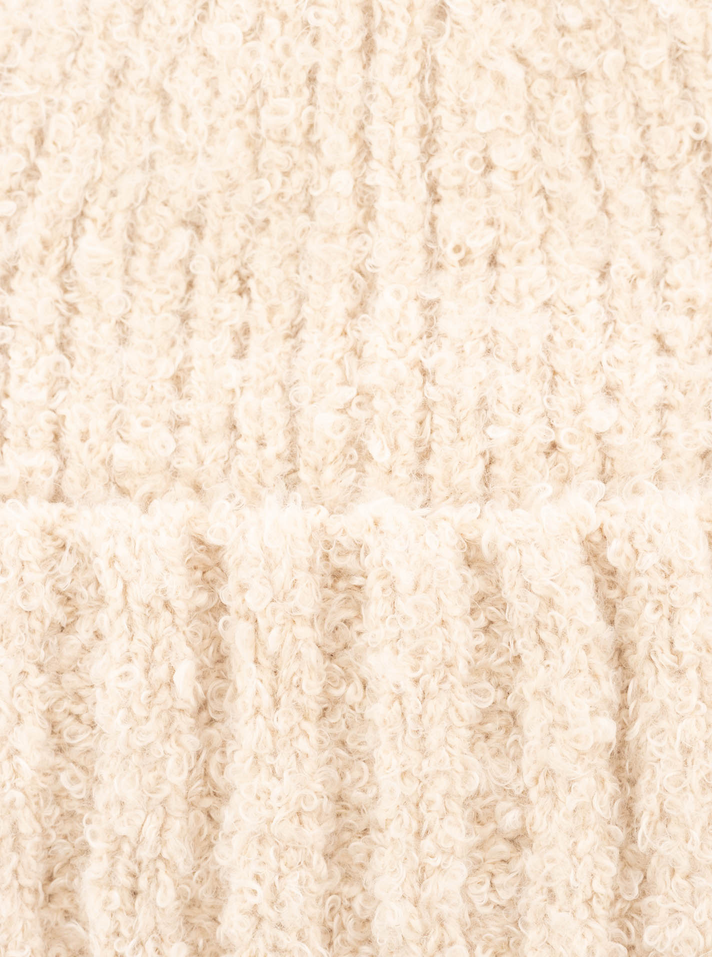 Umschlagmütze Boucle "Uni"