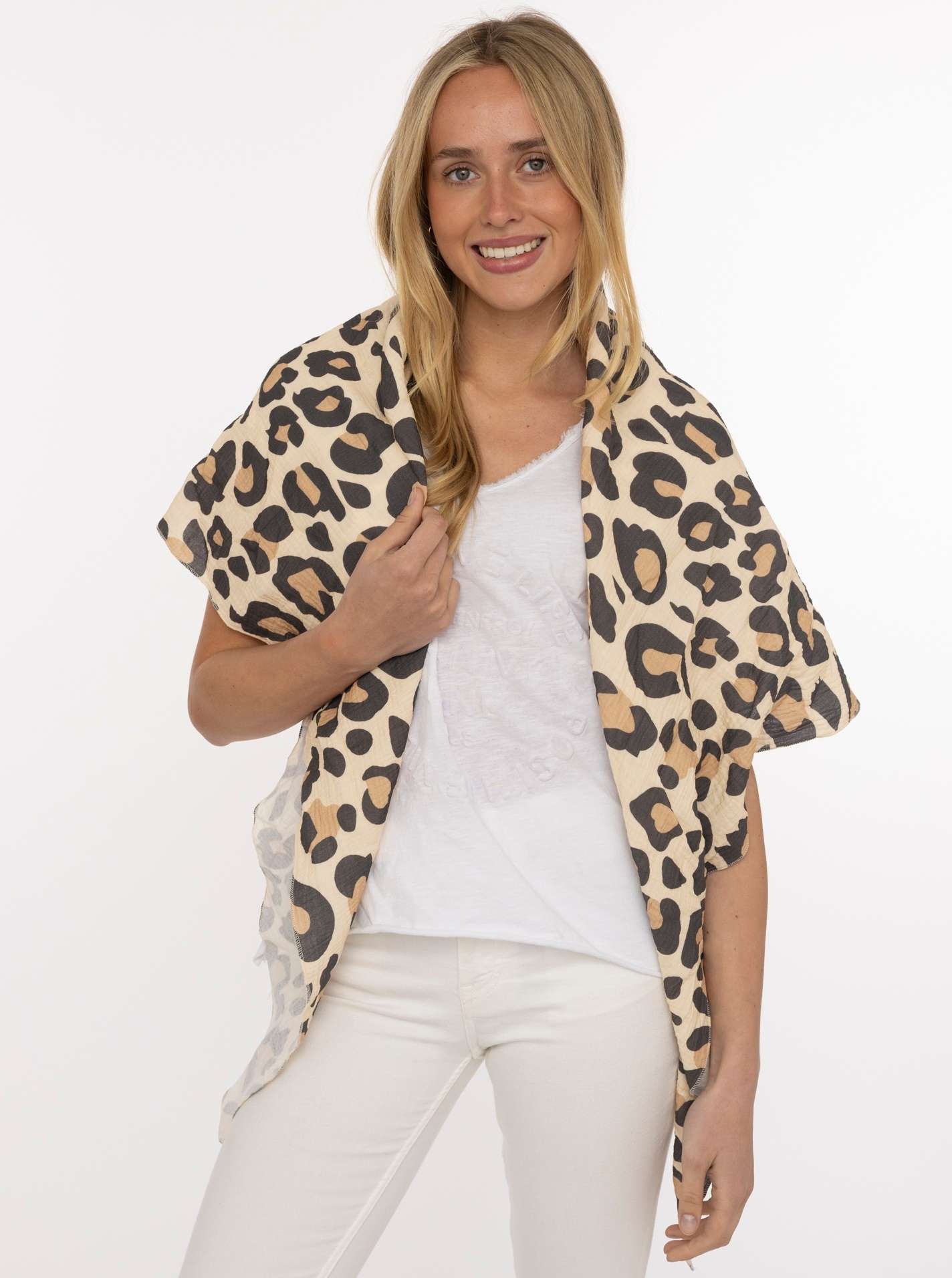 Dreieckstuch Musselin "Leo Allover"