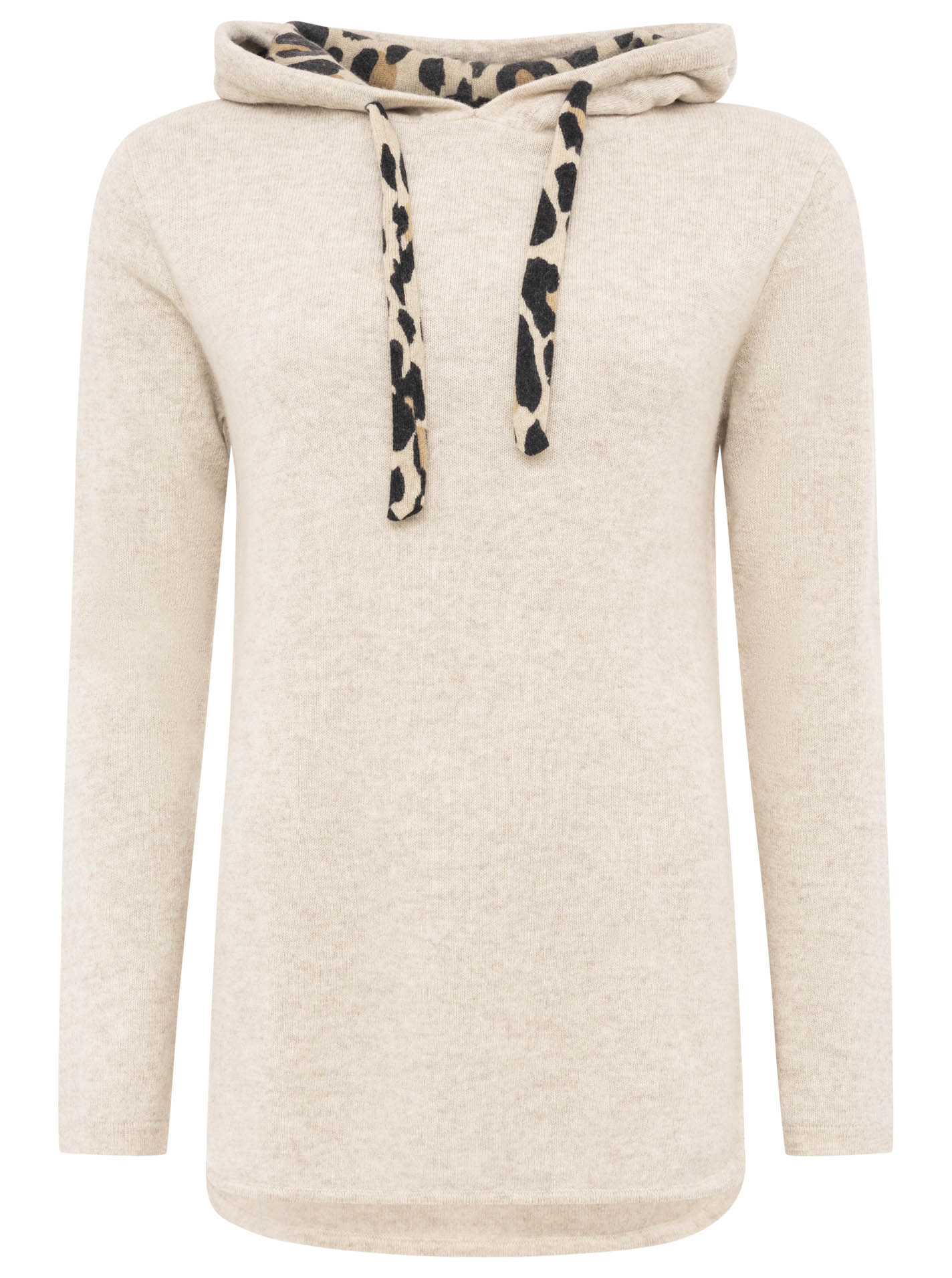 100% Cashmere Hoodie "Leo Details"
