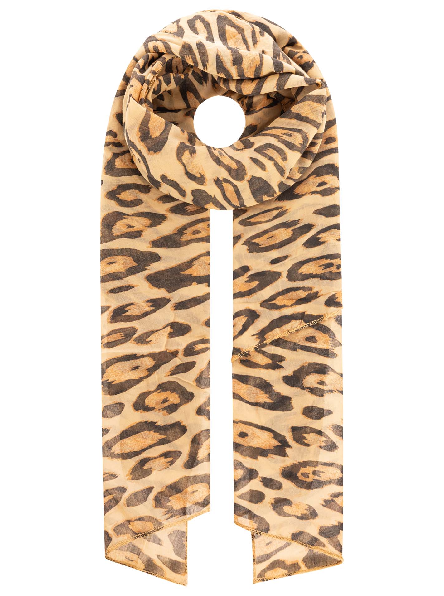 Schal BW/Seide "Leo Style"