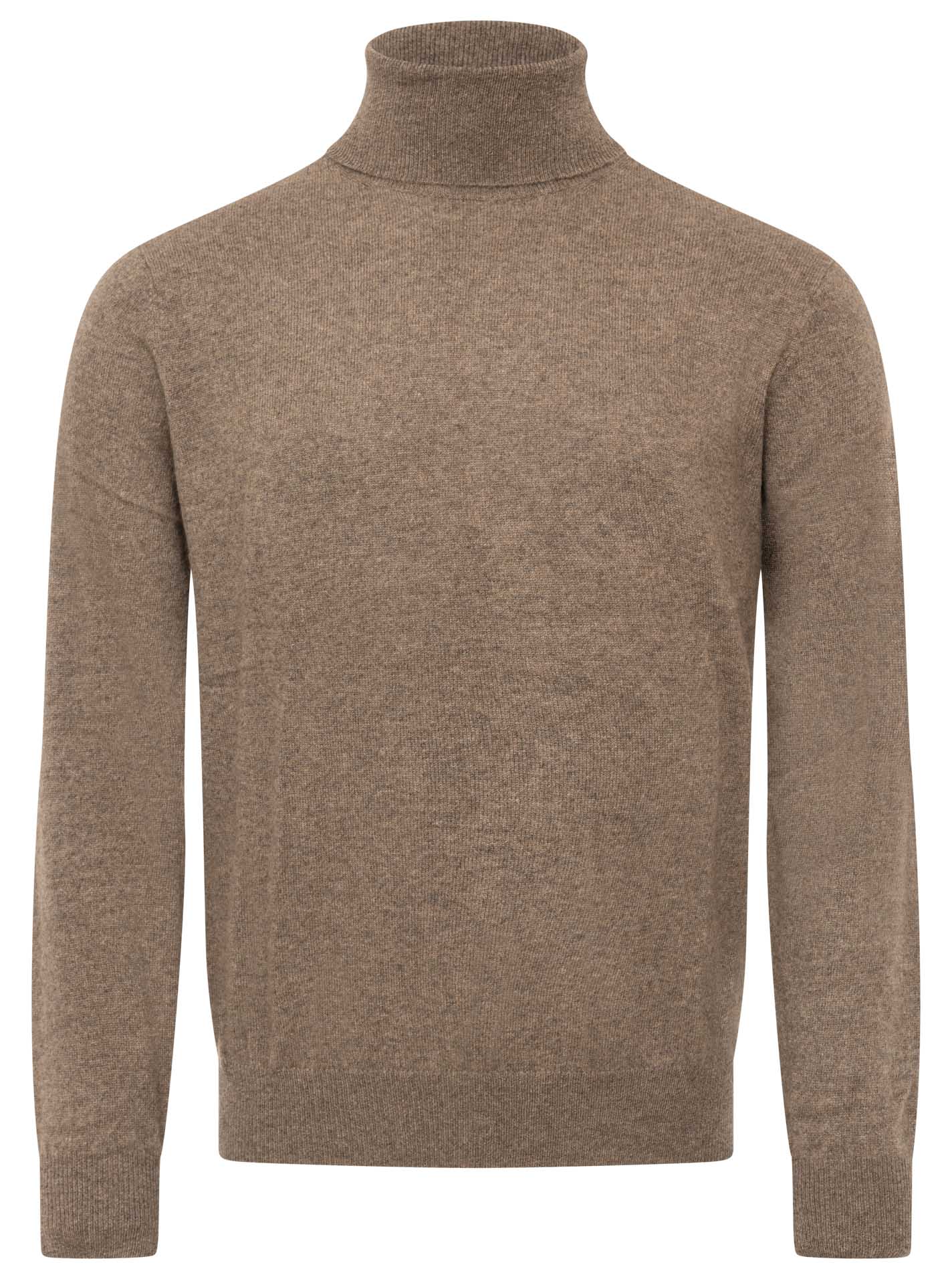 100% Cashmere Herren Rollkragenpullover