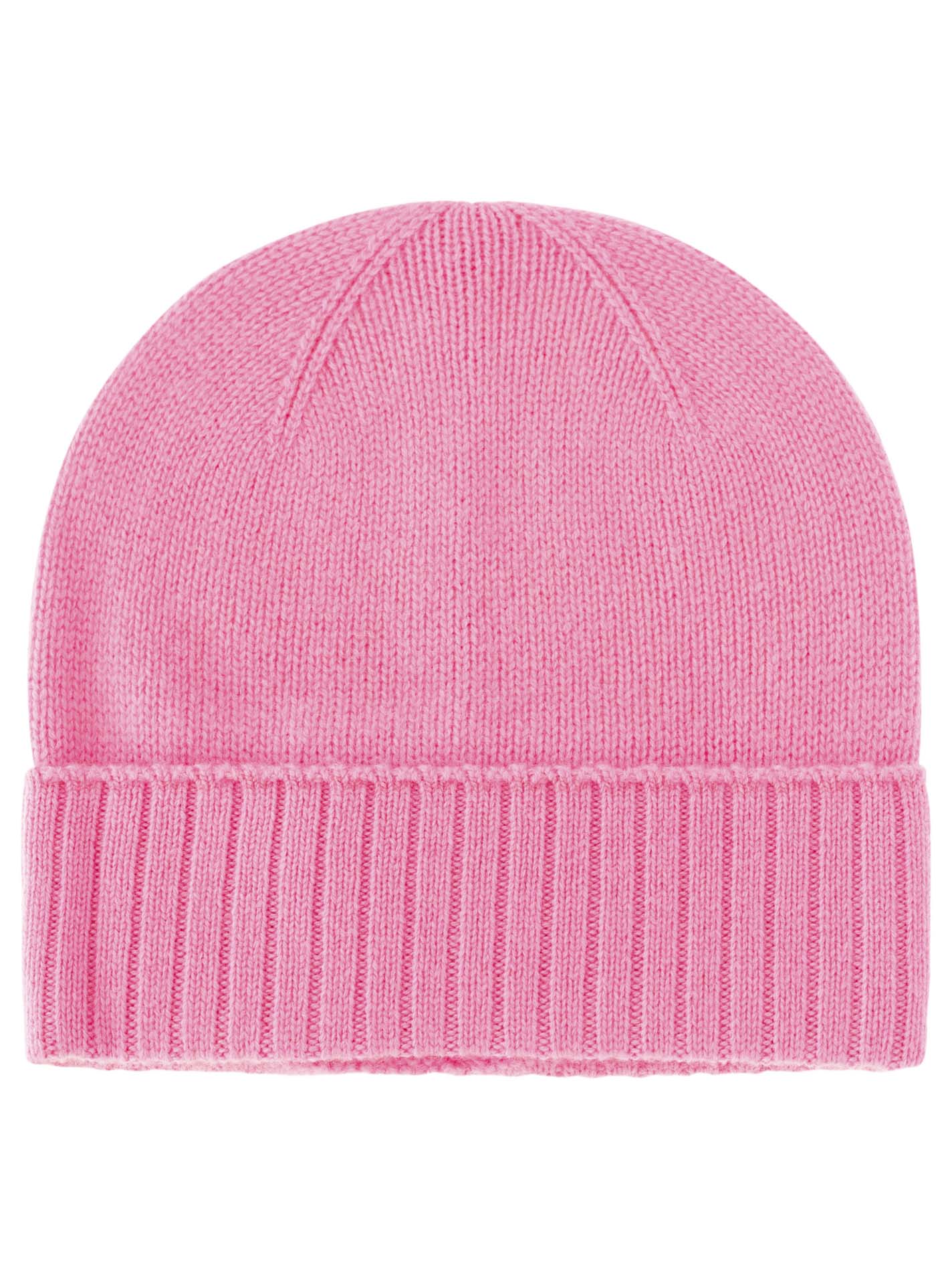 100% Cashmere Mütze gerippter Umschlag