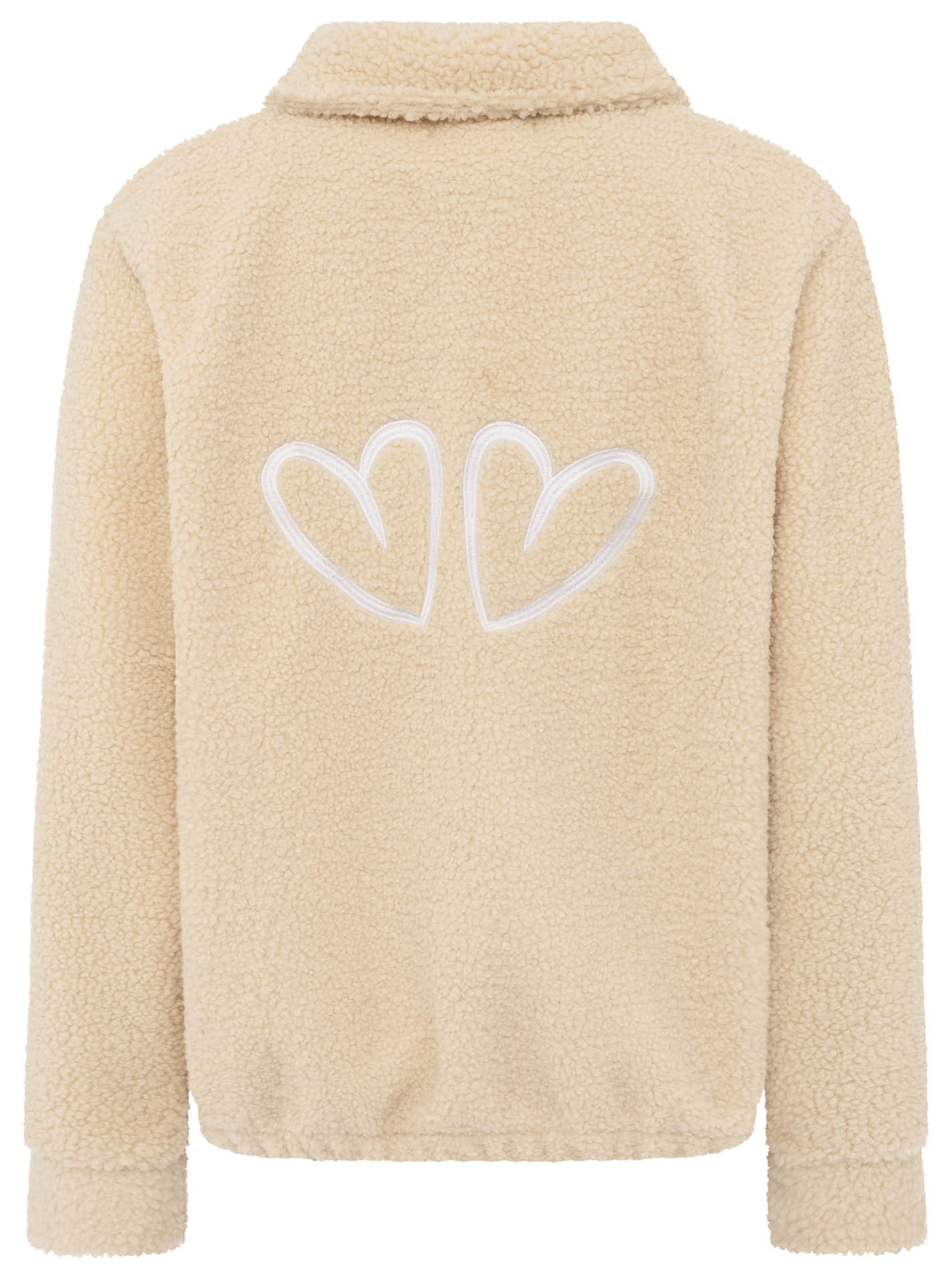 Teddy Oversized Polo "Stick Herzen"