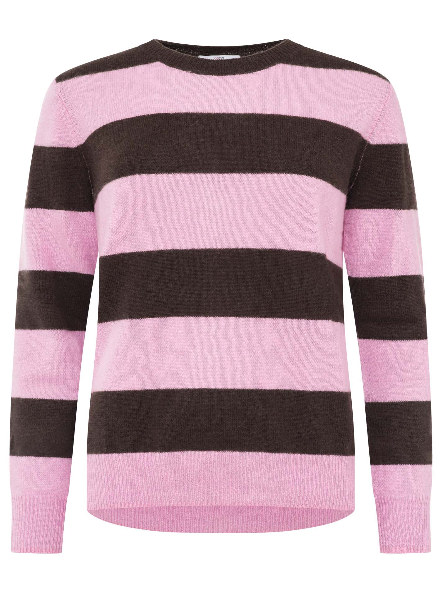 100% Kaschmir Pullover "Blockstreifen"