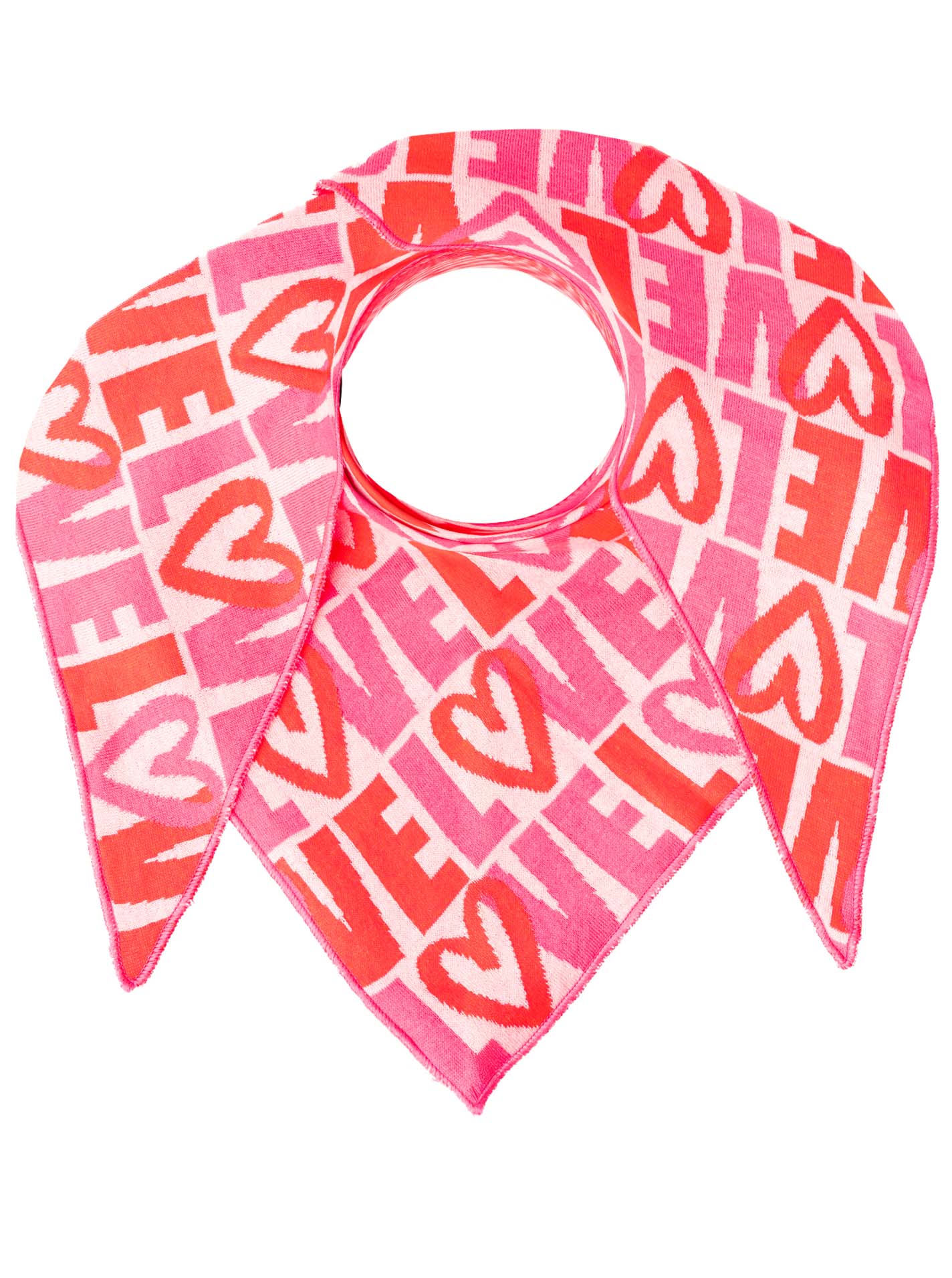 Dreieckstuch BW "Love Love"