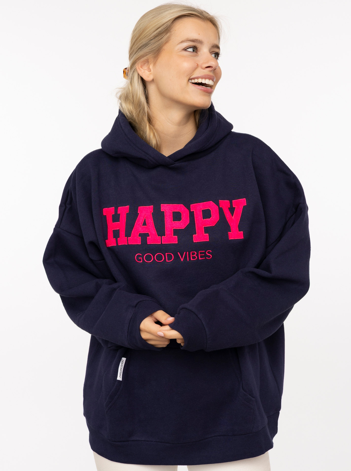 Oversized Hoodie "Happy"